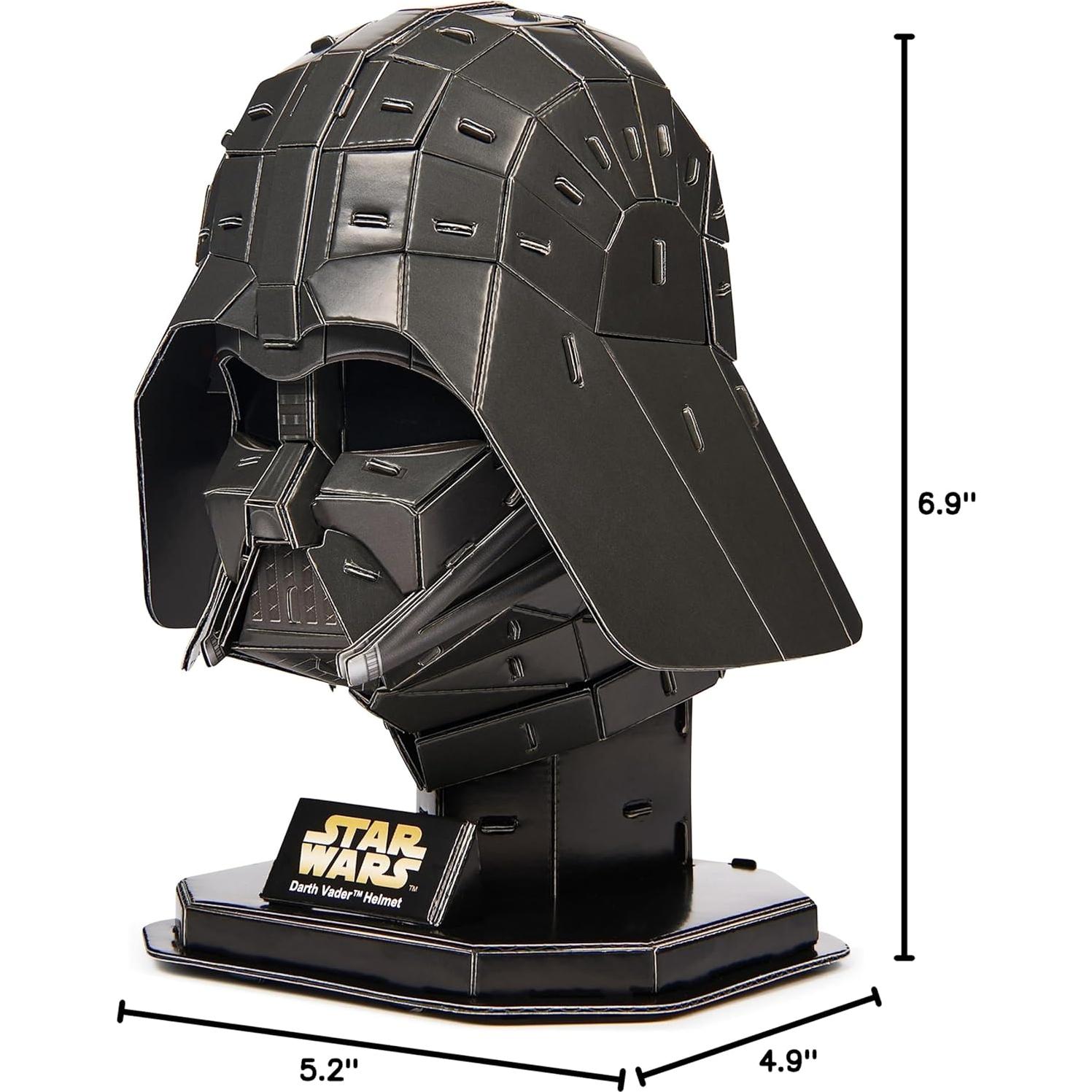 Kit Modelo 3D Darth Vader 4D Build Spin Master 13.3 cm