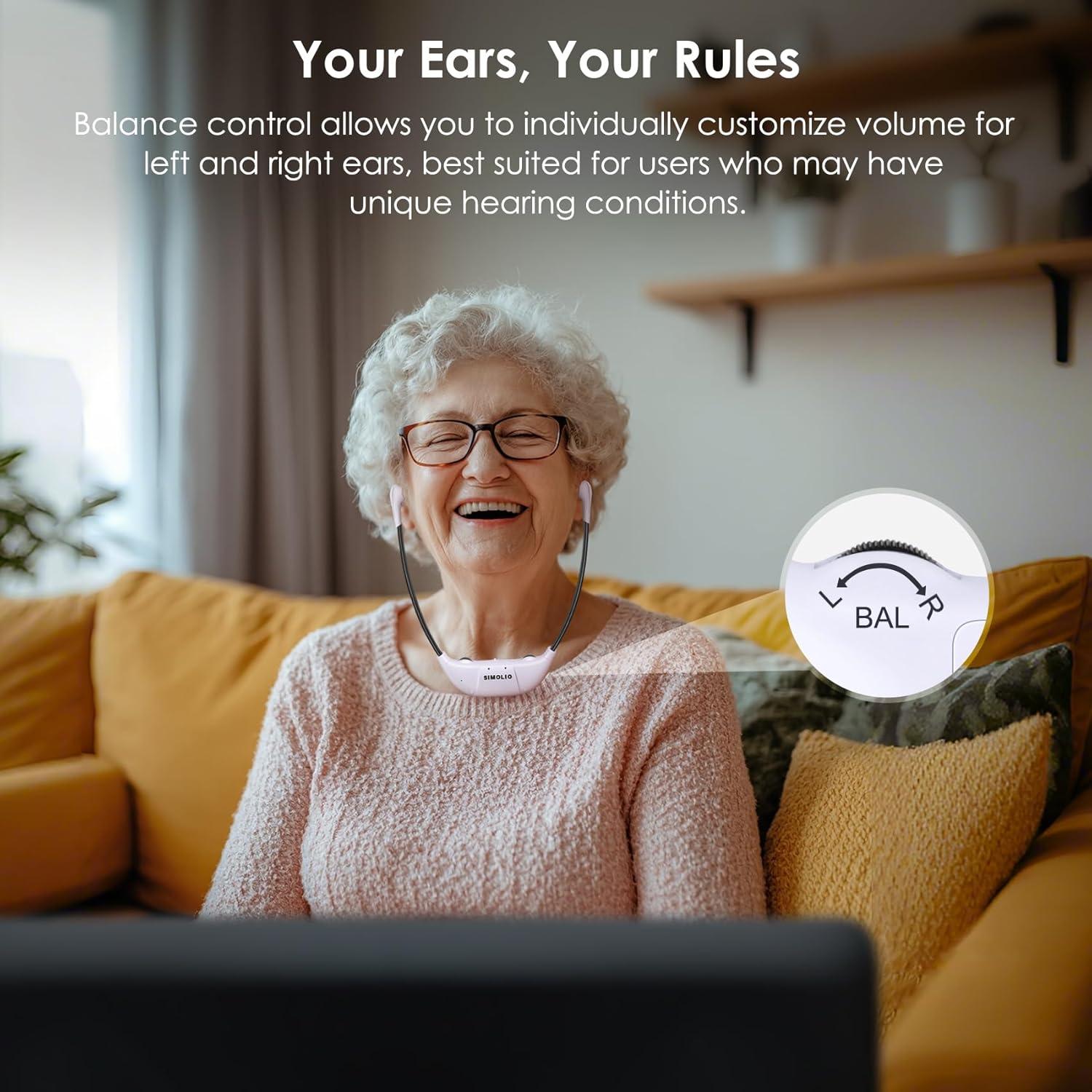 Auriculares Inalámbricos SIMOLIO SM-824D2 para TV con Batería