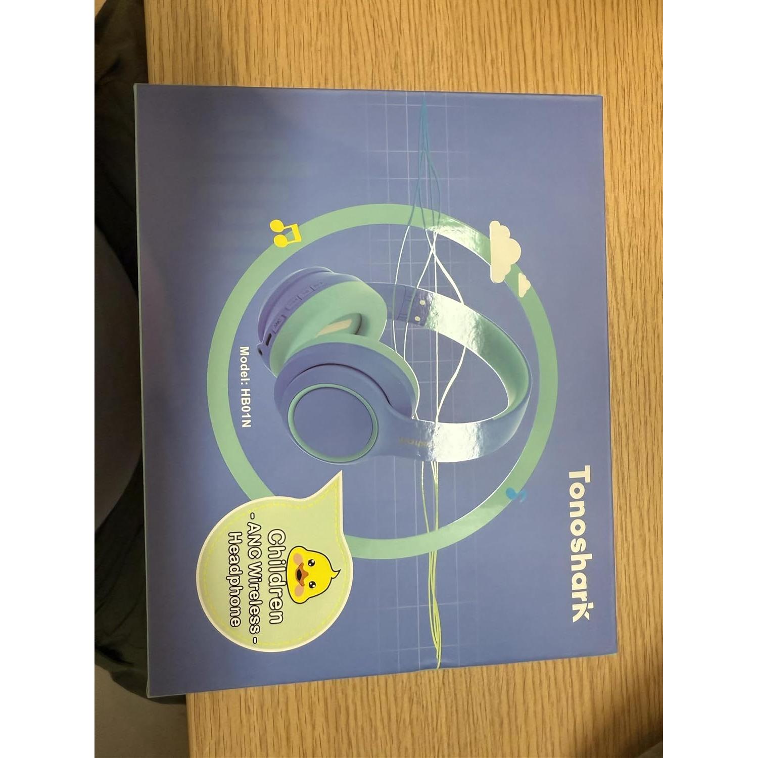 Auriculares Inalámbricos Bluetooth Tonoshark ANC Niños Azul 60H