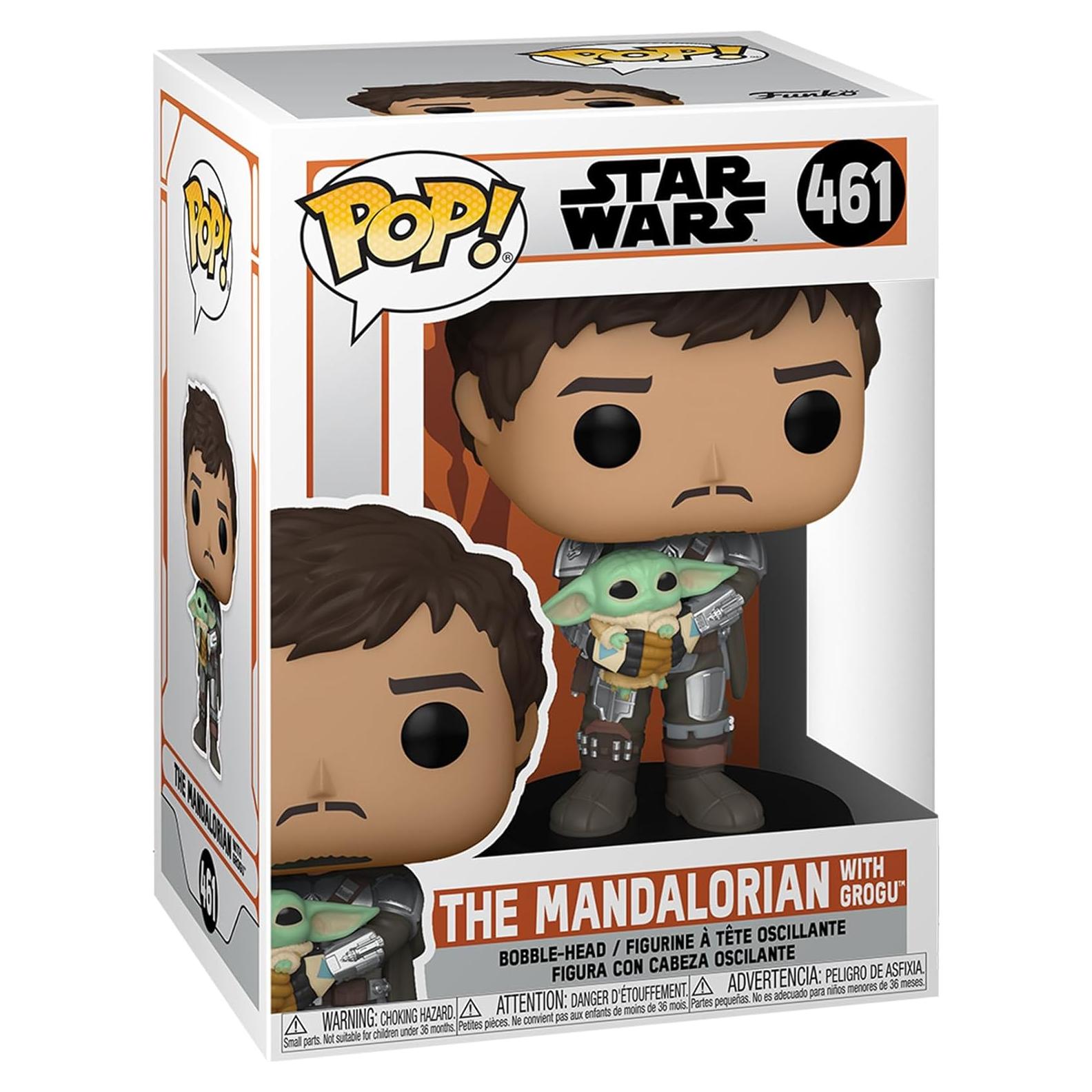 Figura Pop! Funko Star Wars Mandaloriano Din Djarrin 12cm