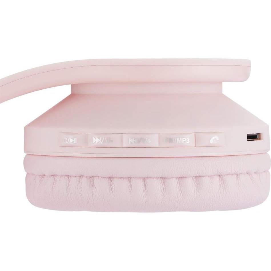 Auriculares Bluetooth PowerLocus P1 para Niños Rosa 85dB