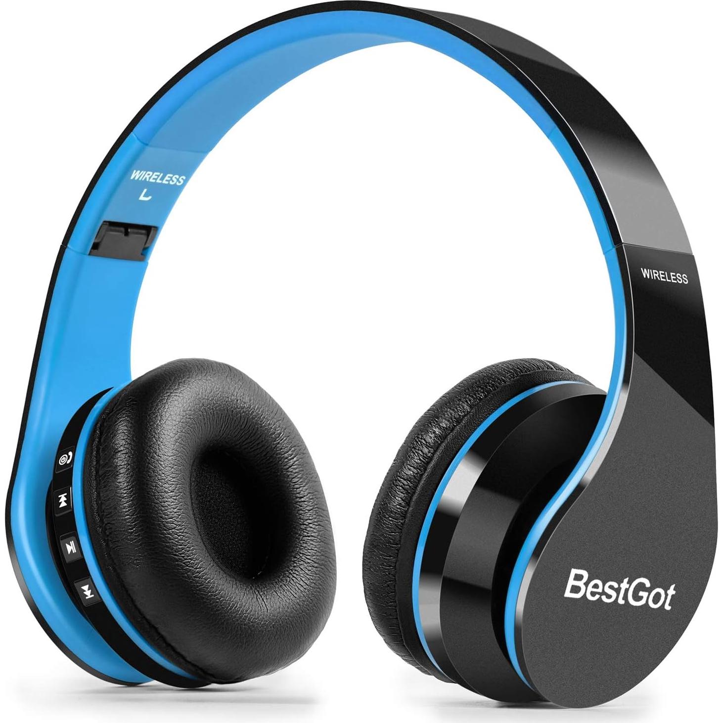 Auriculares Bluetooth BestGot BT6002 Plegables para Niños 60h