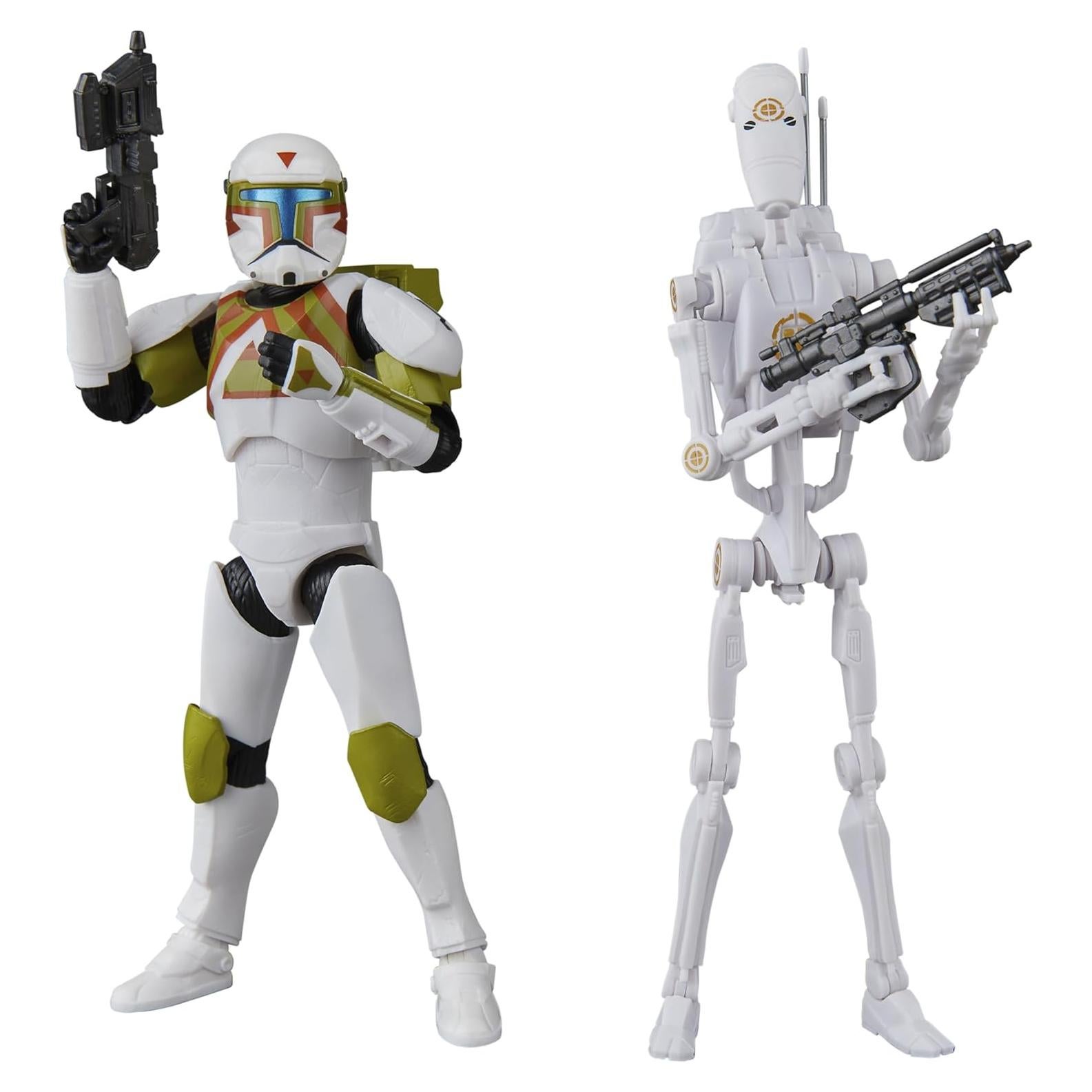 Figuras de Acción Star Wars Comando Clon y Droid B1 15 cm