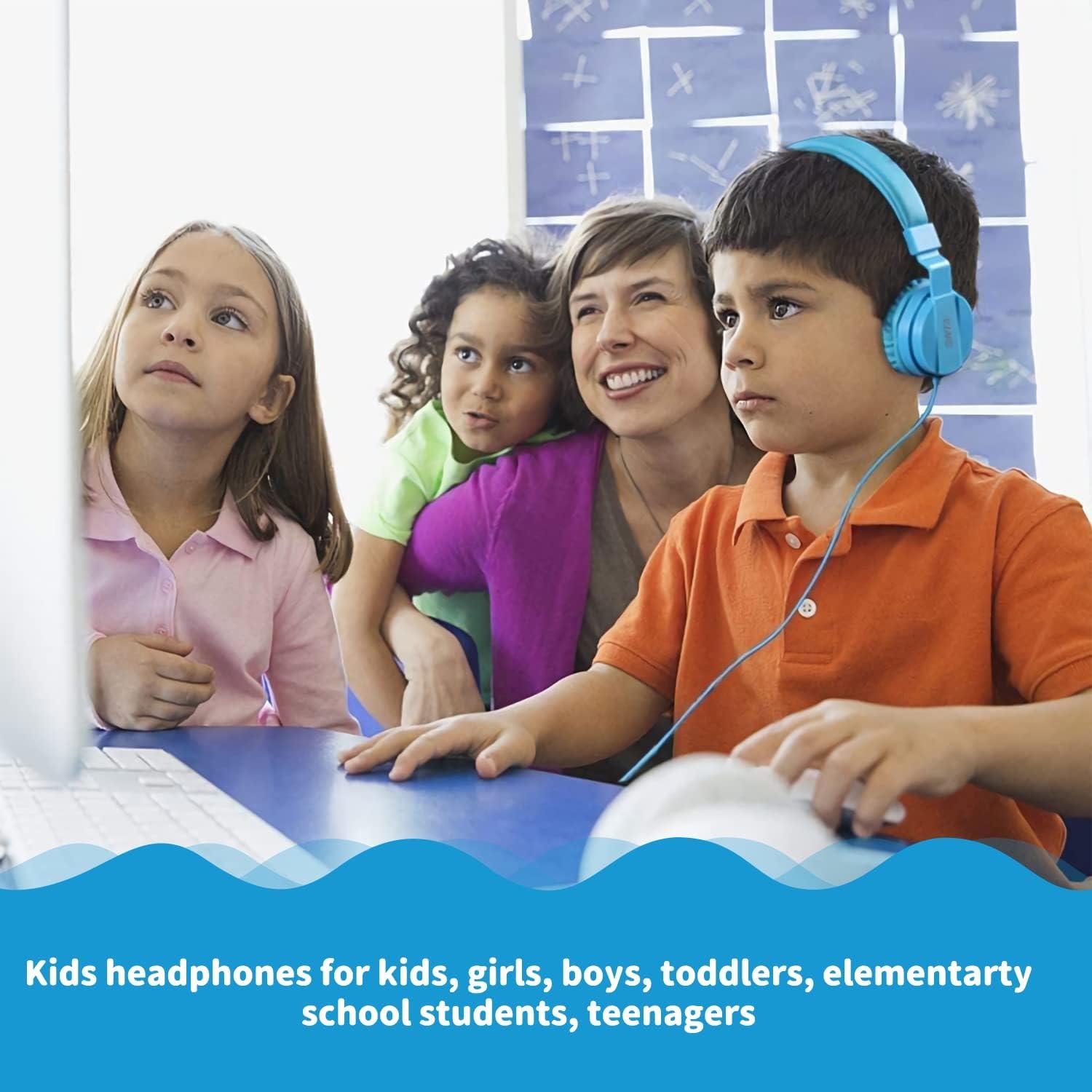 Auriculares ONTA para Niños con Cable - Azul, 198g, 3.5mm