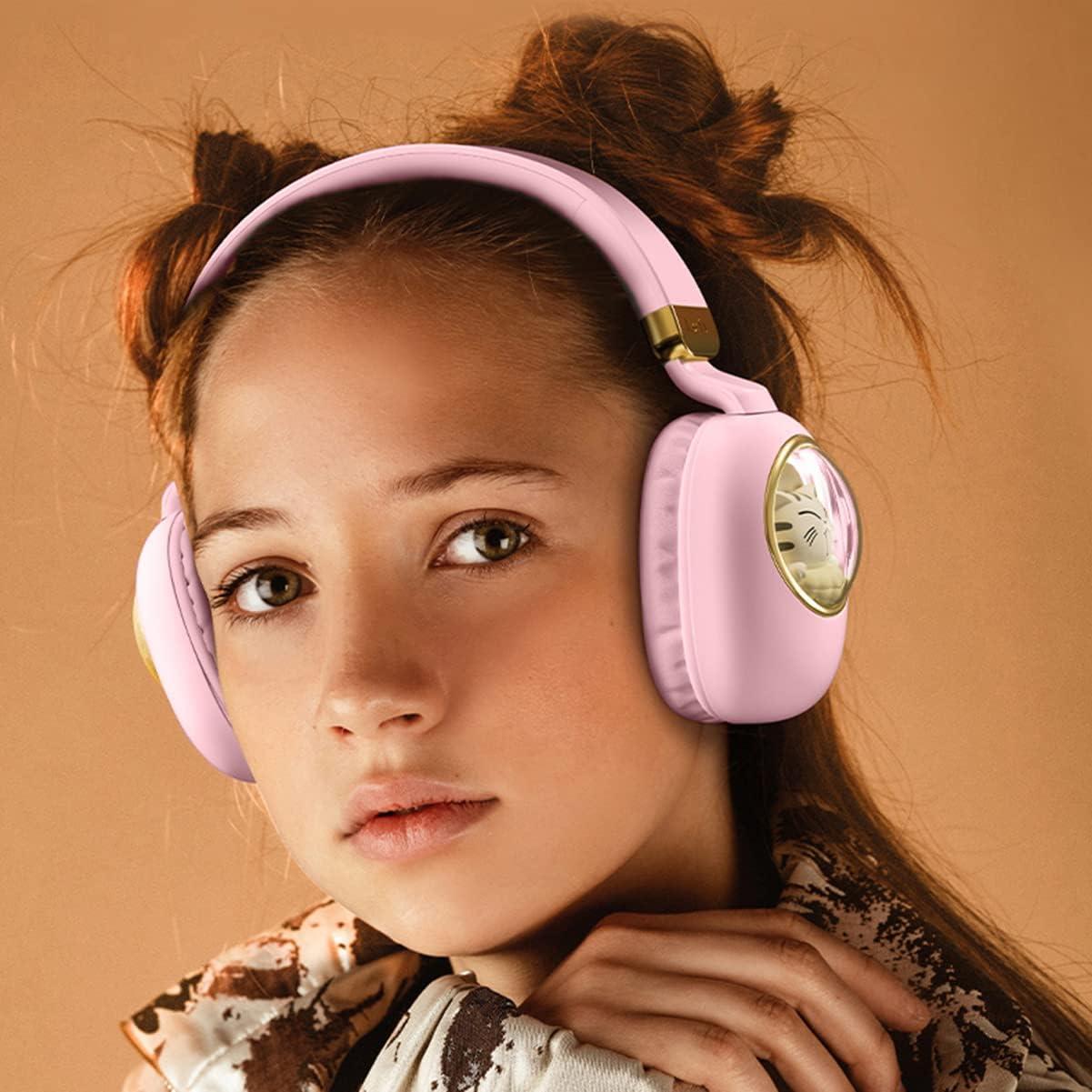 Auriculares Inalámbricos para Niños Xmenha Rosa con Micrófono