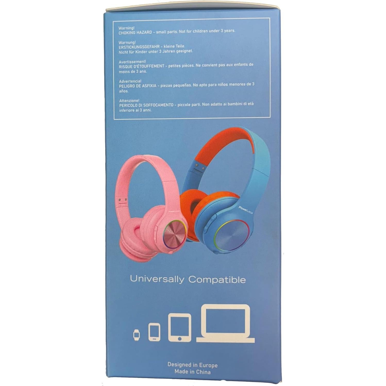 Auriculares Bluetooth PowerLocus PLED Niños Inalámbricos 30h