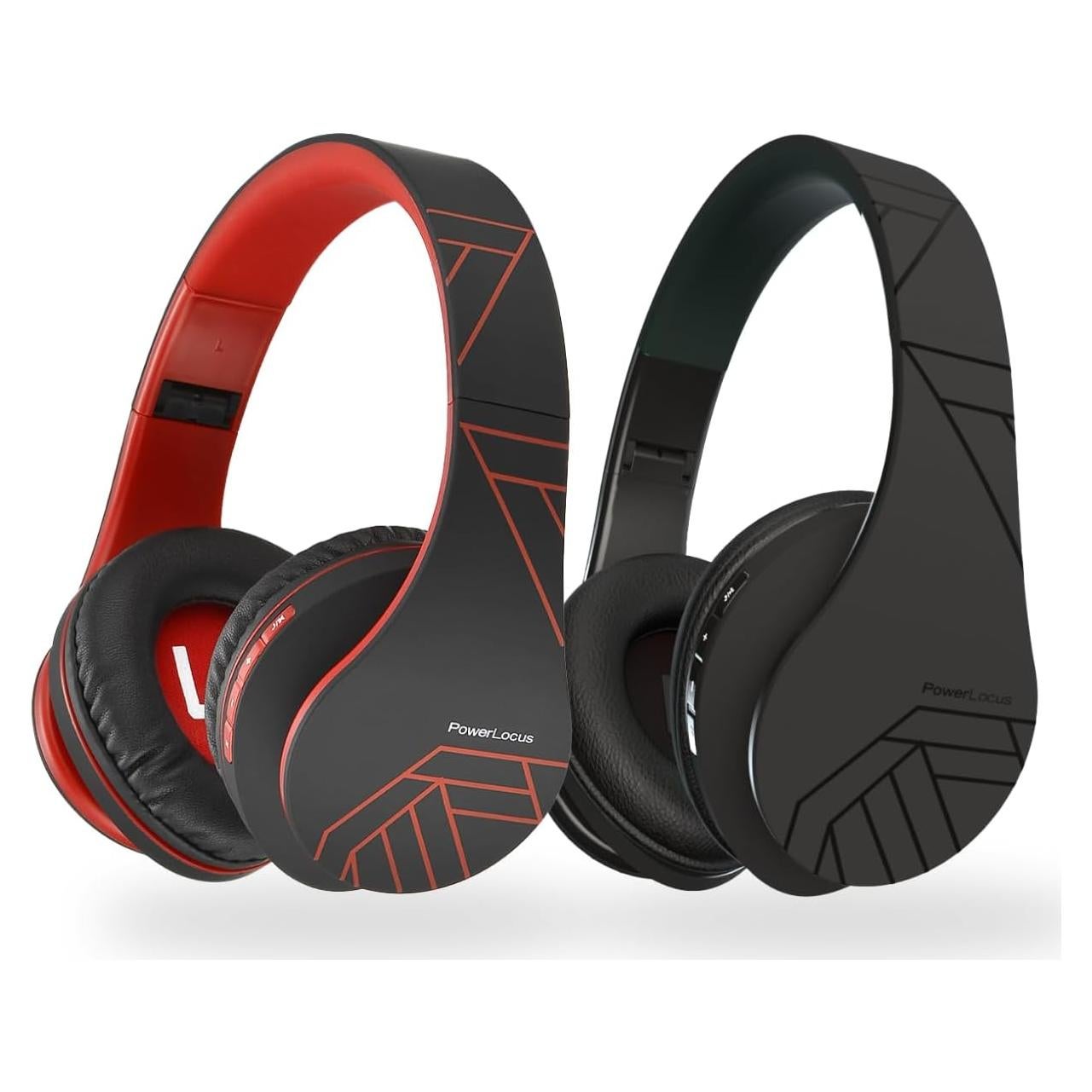 Auriculares Inalámbricos PowerLocus P2 - 2 Piezas Negro/Rojo
