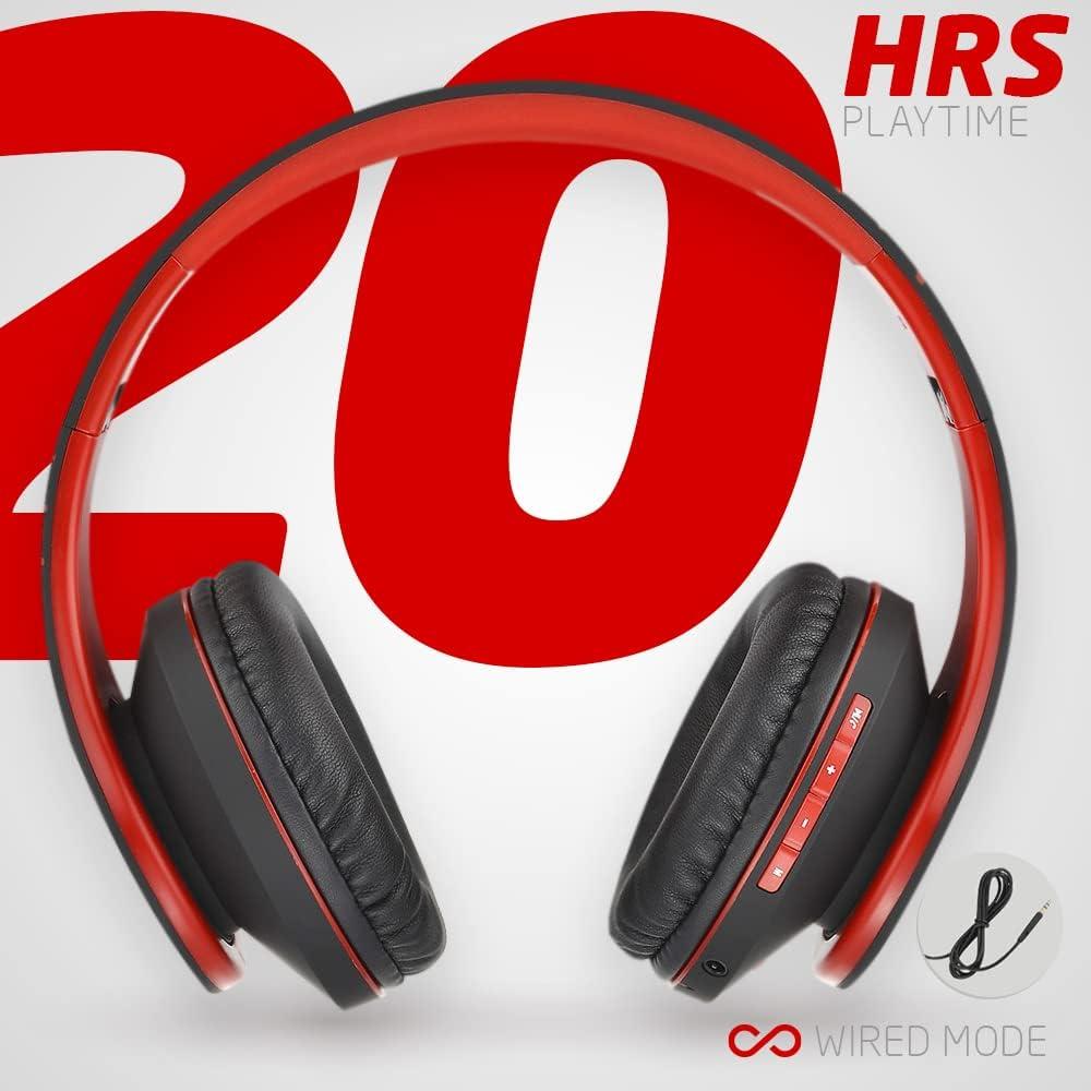 Auriculares Inalámbricos PowerLocus P2 - 2 Piezas Negro/Rojo