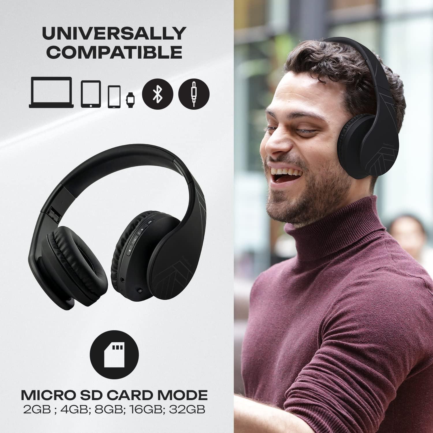 Auriculares Inalámbricos PowerLocus P2 - 2 Piezas Negro y Azul/Blanco