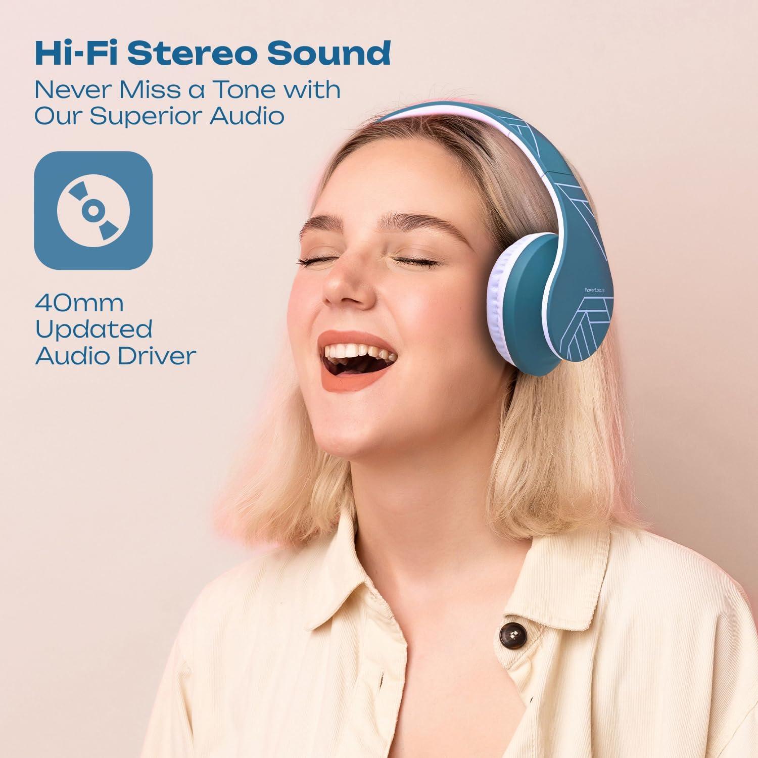 Auriculares Inalámbricos PowerLocus P2 - 2 Piezas Negro y Azul/Blanco