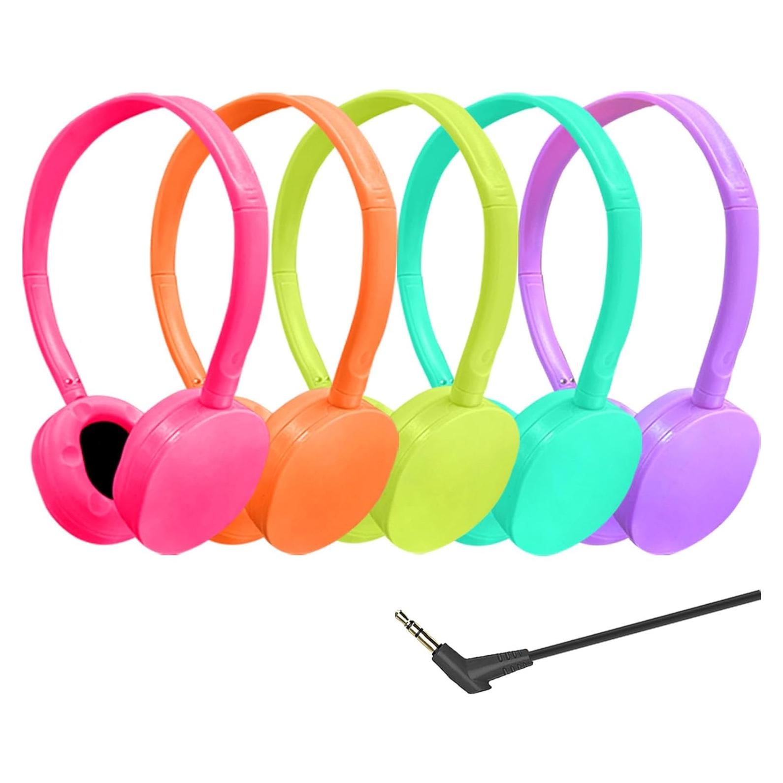 Auriculares para Niños Ladont QS-102 Multicolor - Paquete de 5
