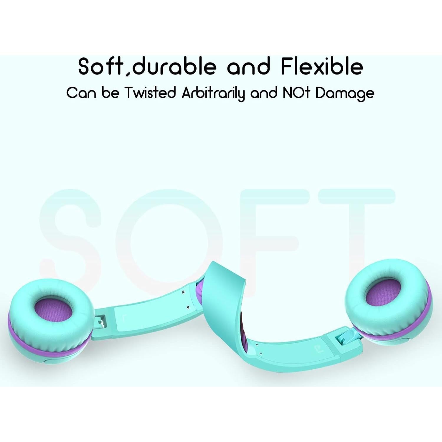 Auriculares IMYB V1 para Niños Verde, Estéreo 40mm, Plegables