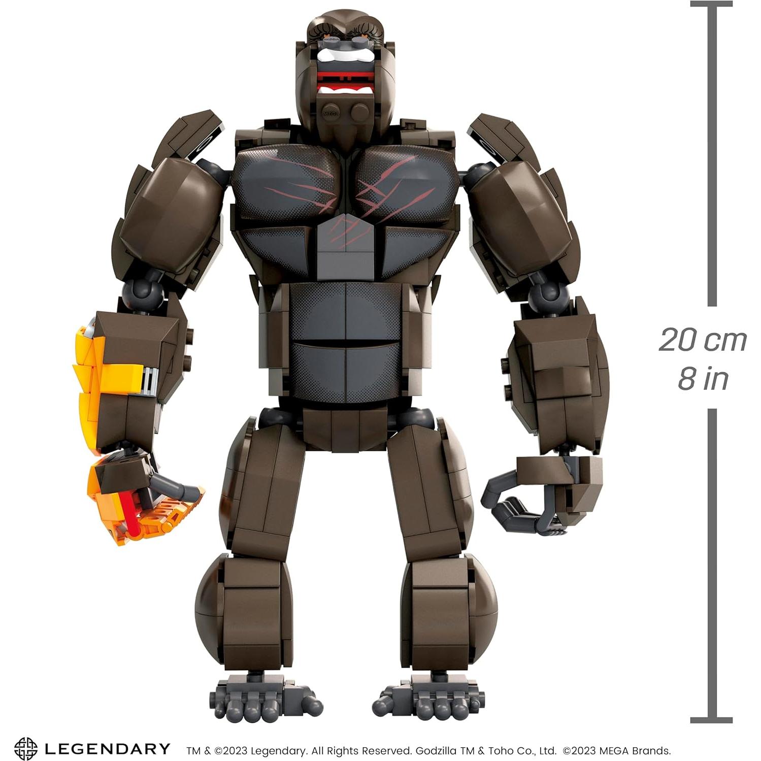 Set de Construcción Mega Godzilla x Kong - Figura Kong 20 cm