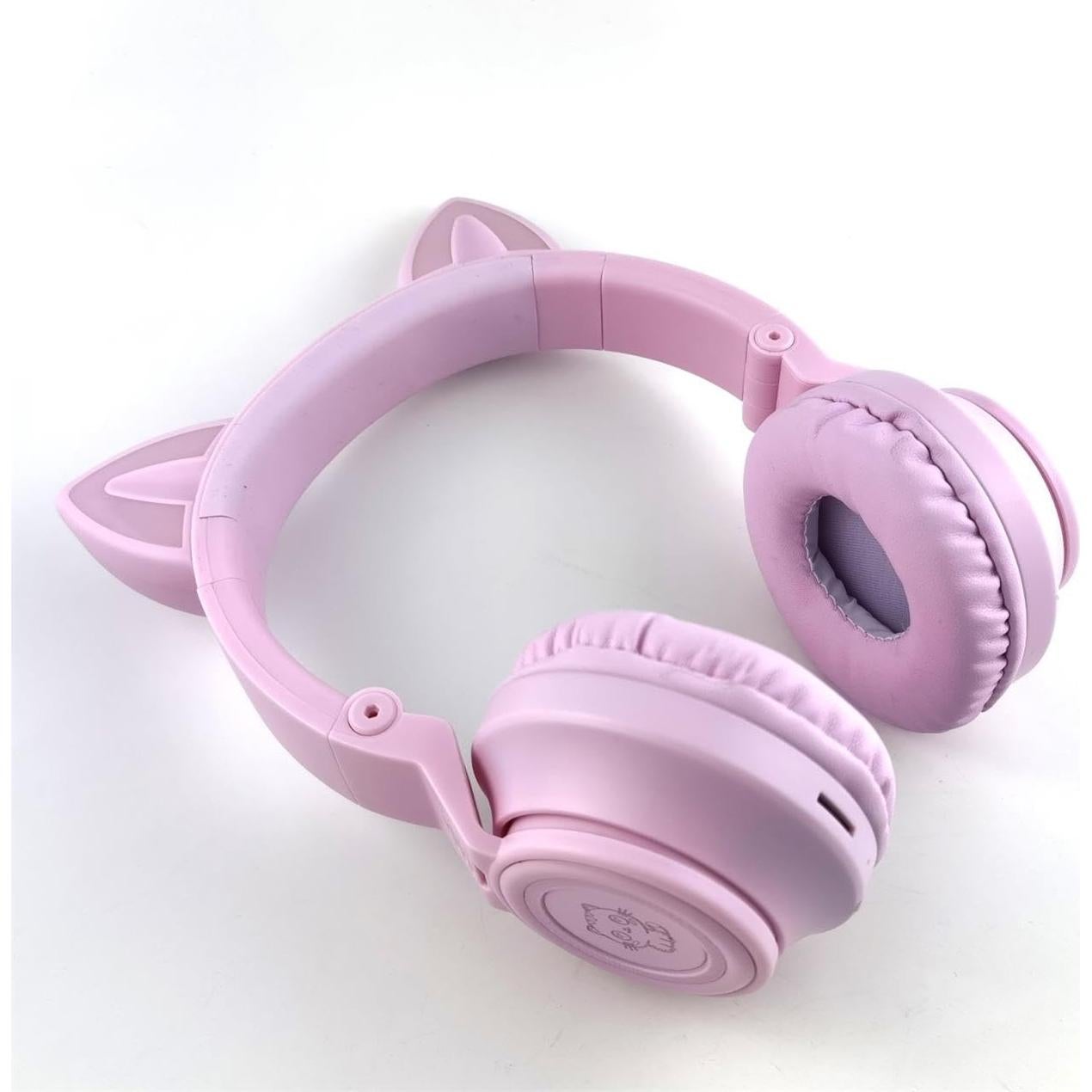 Auriculares Bluetooth Yusonic para Niños con Luz LED - Púrpura