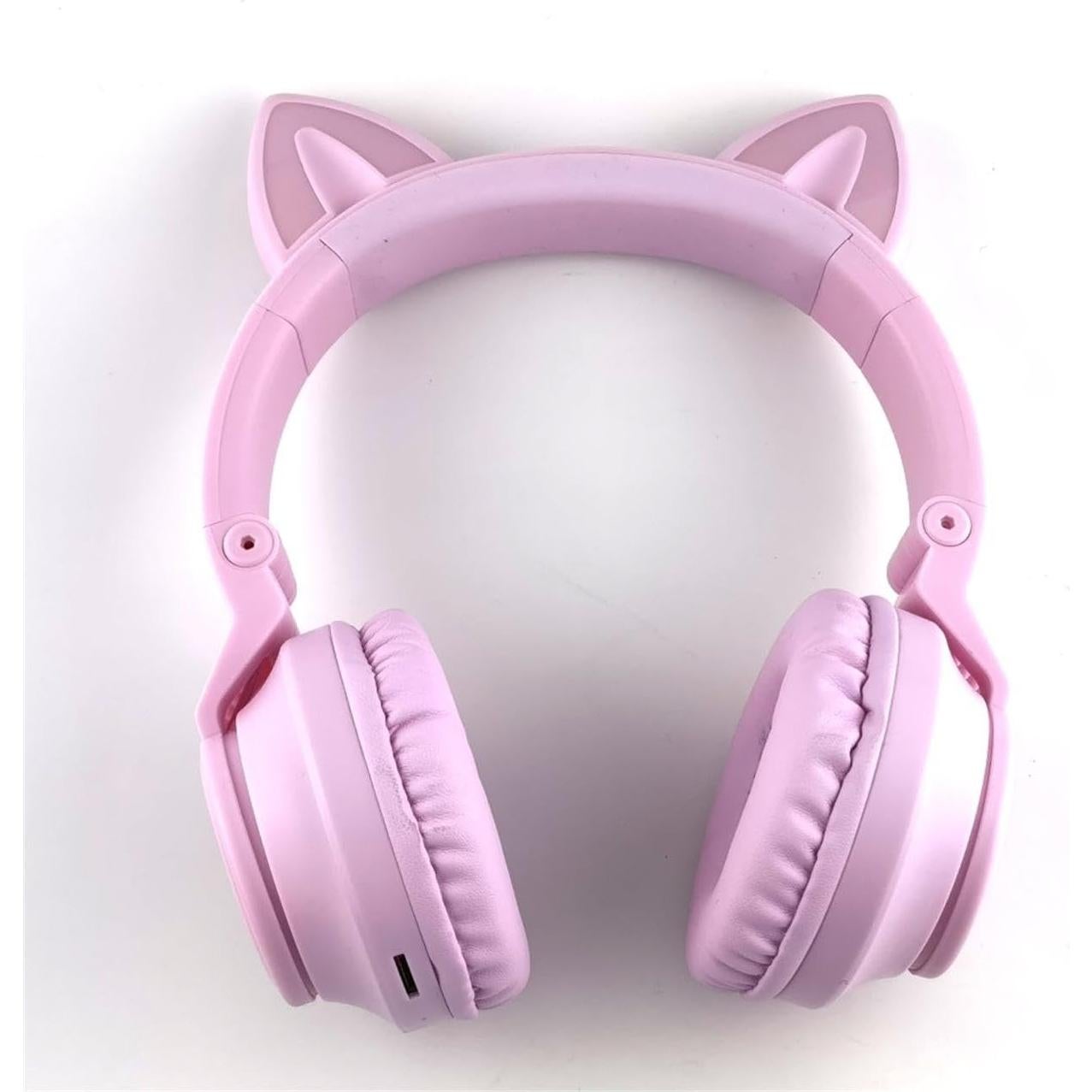 Auriculares Bluetooth Yusonic para Niños con Luz LED - Púrpura