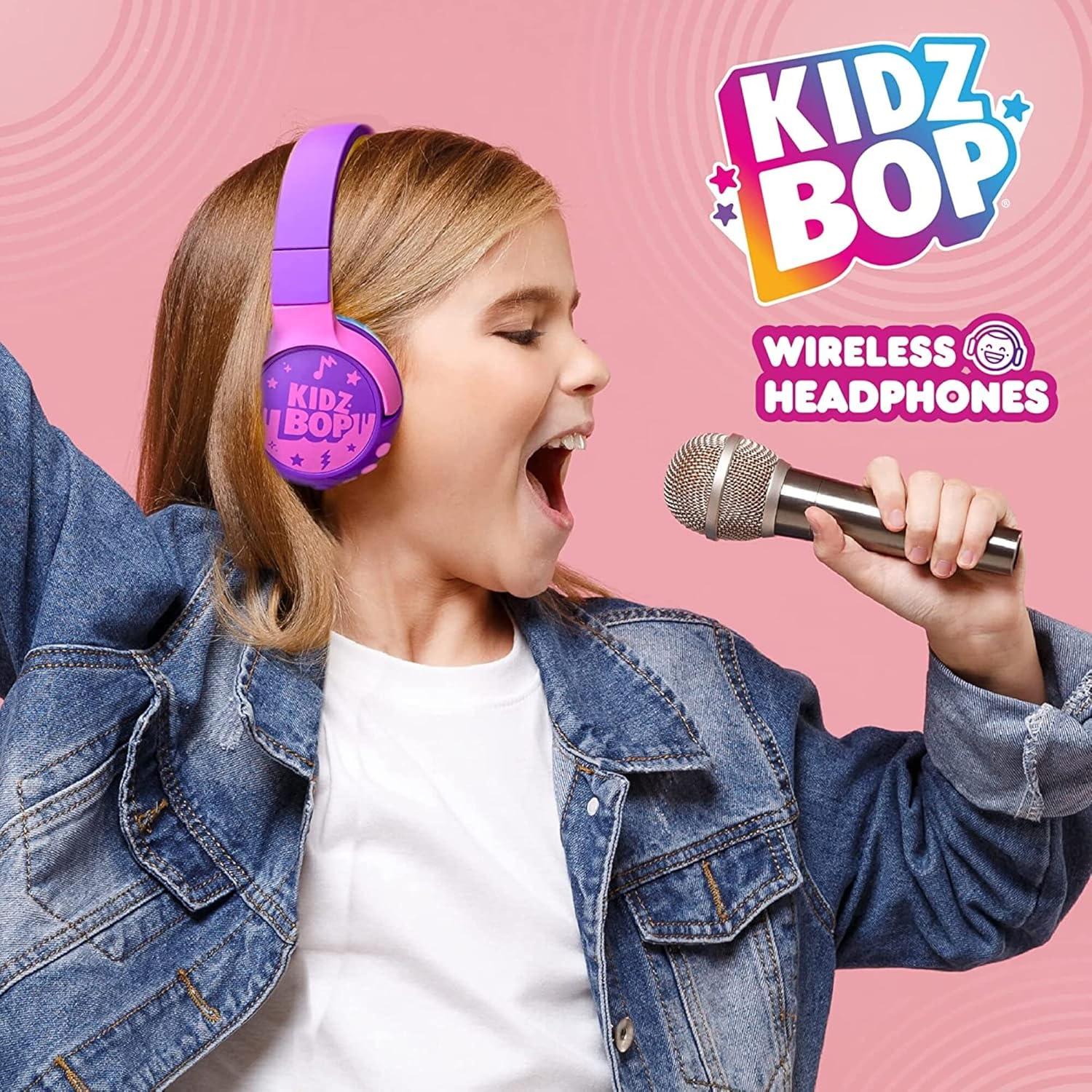 Auriculares Bluetooth Move2Play Kidz Bop Rosa 24h Batería