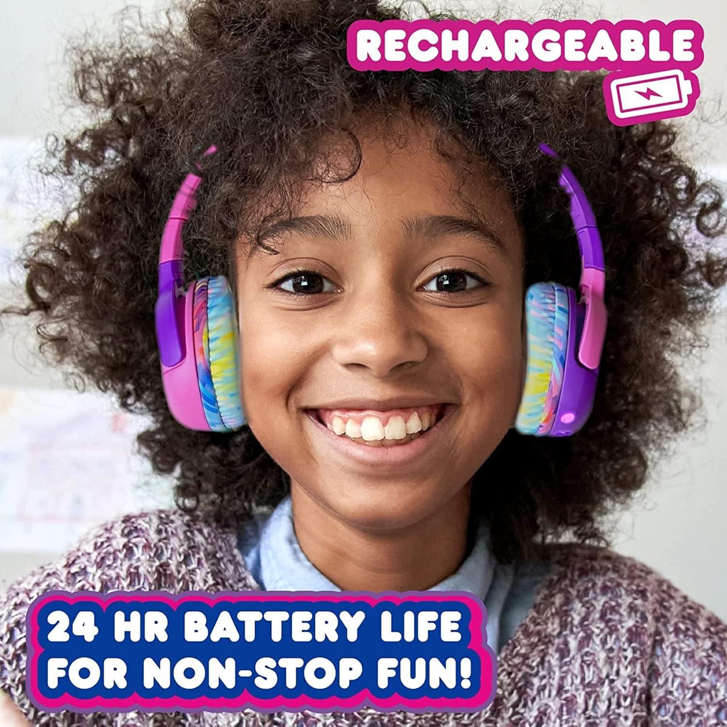 Auriculares Bluetooth Move2Play Kidz Bop Rosa 24h Batería