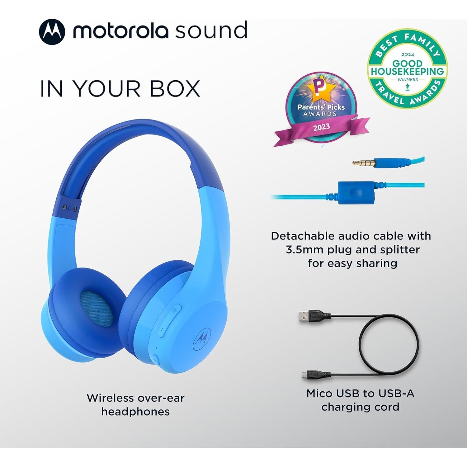 Auriculares Inalámbricos Motorola JR300 para Niños Rosa 85dB