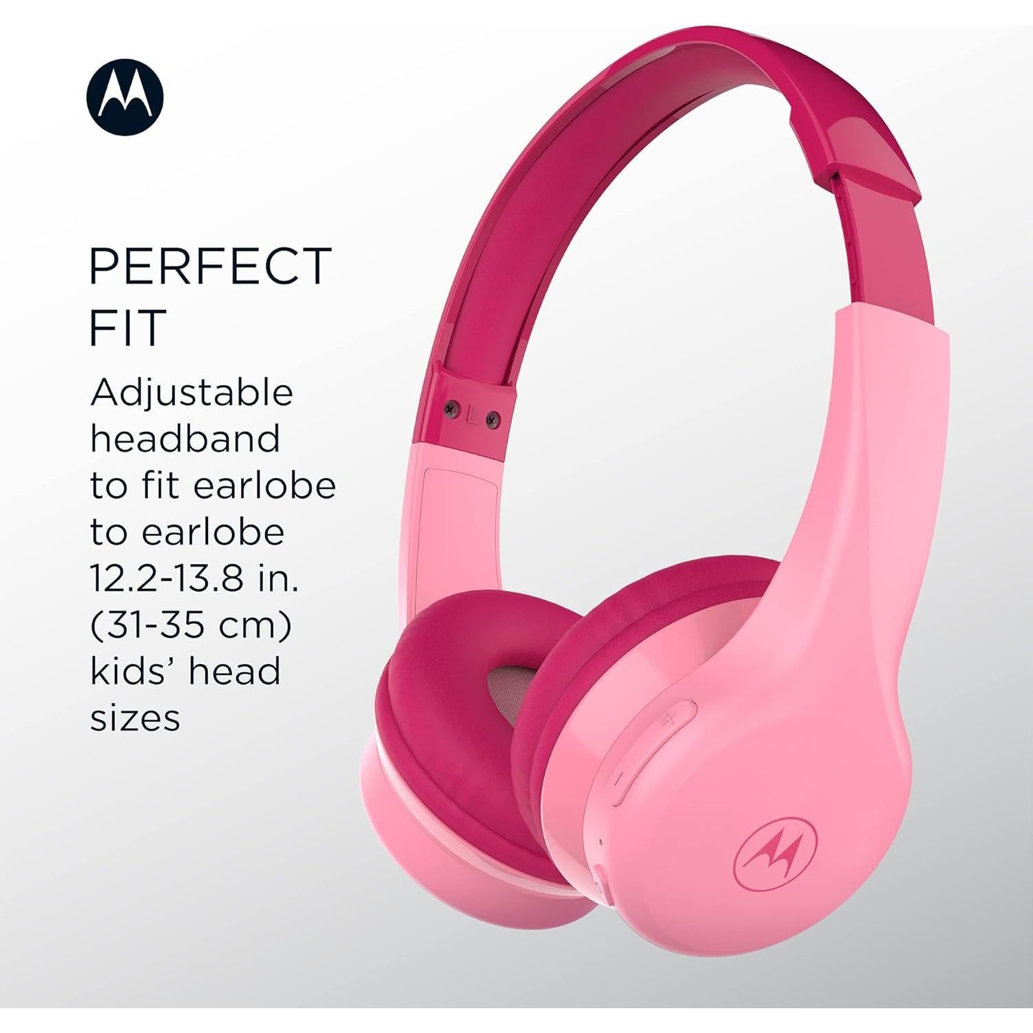 Auriculares Inalámbricos Motorola JR300 para Niños Rosa 85dB