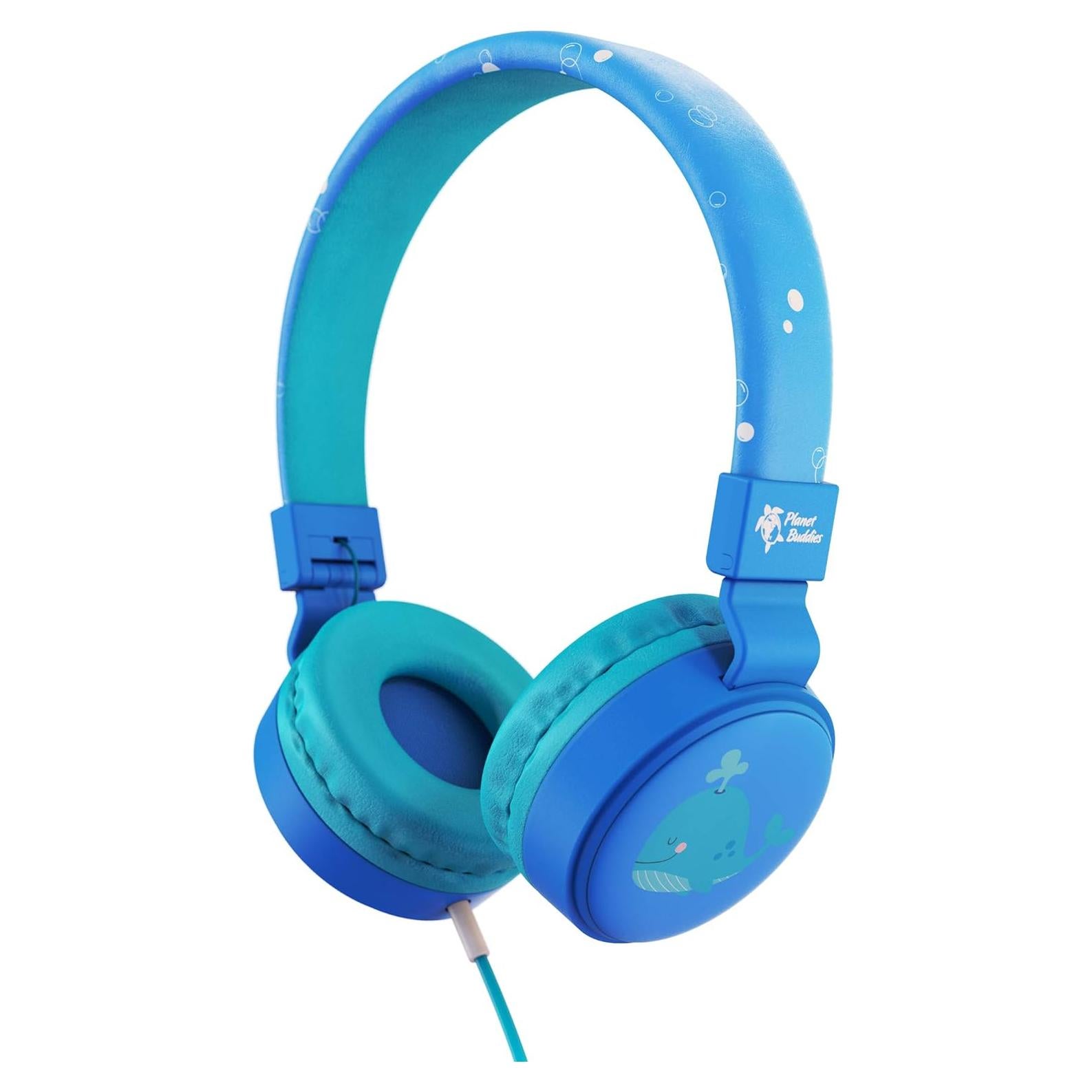 Auriculares Planet Buddies Ballena Azul con Micrófono 85dB