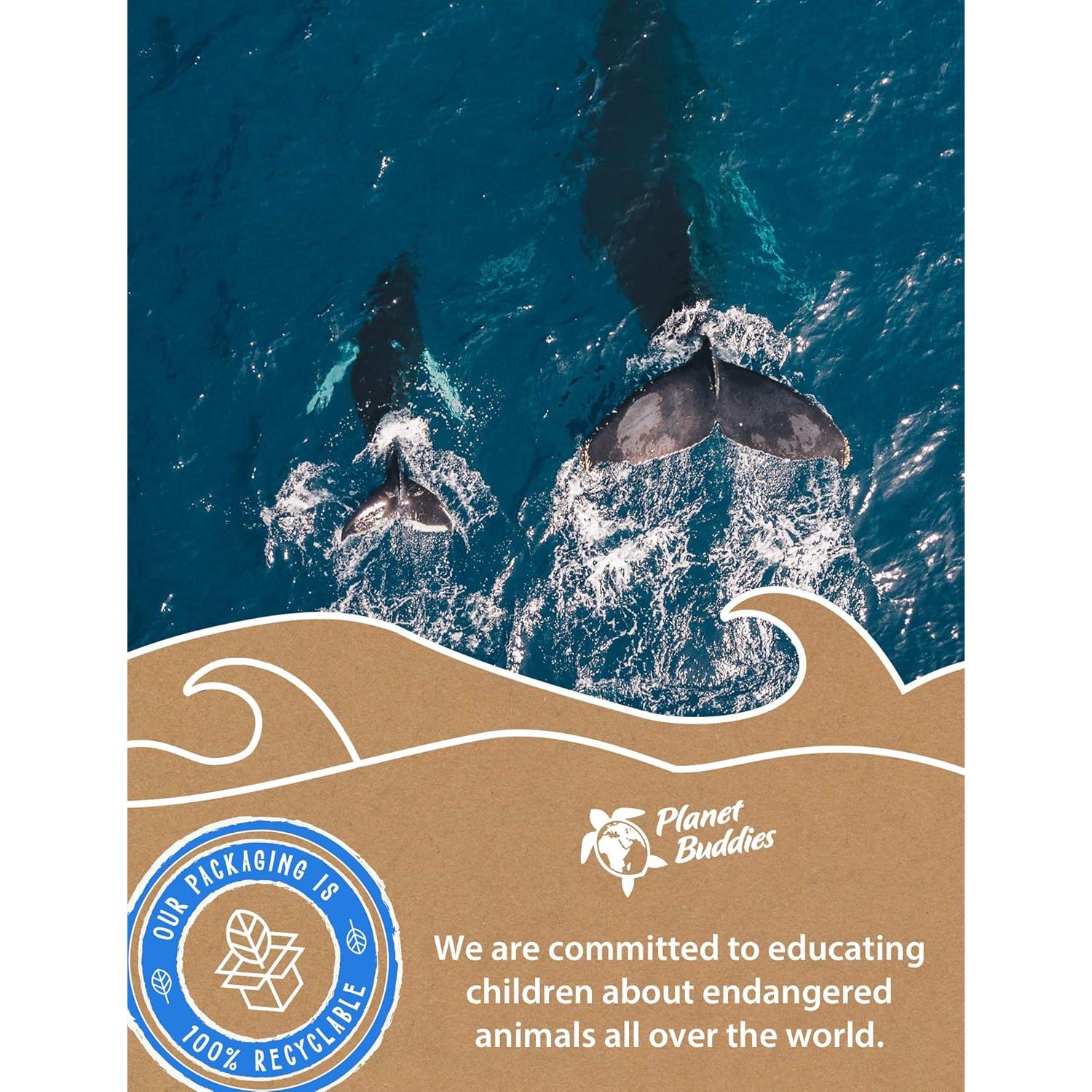 Auriculares Planet Buddies Ballena Azul con Micrófono 85dB