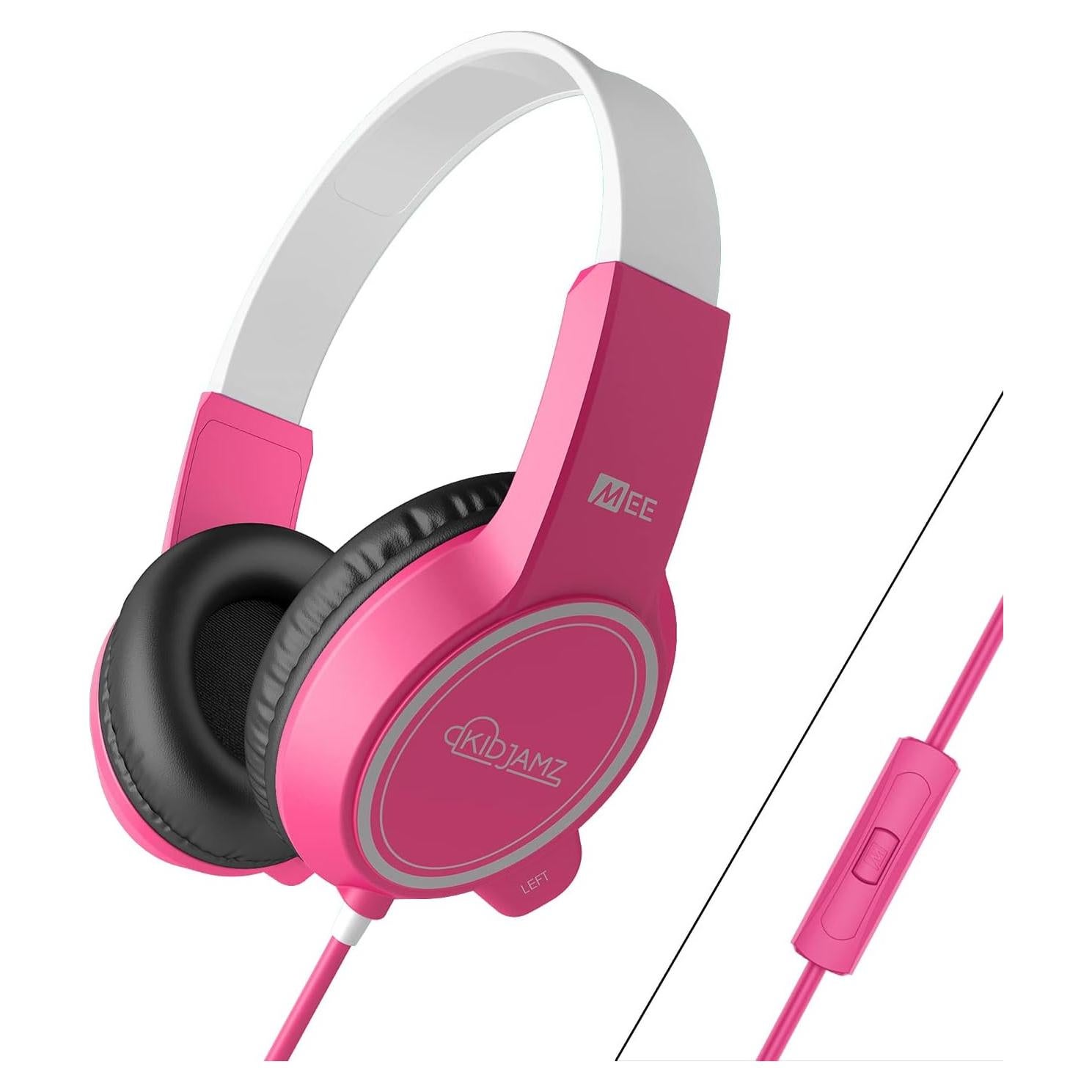 Auriculares MEE audio KidJamz 3 Rosa con Limitador de Volumen