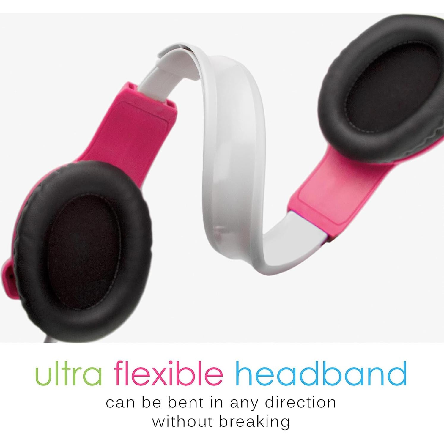 Auriculares MEE audio KidJamz 3 Rosa con Limitador de Volumen