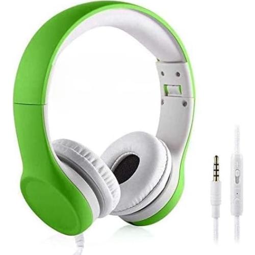 Auriculares para Niños Yusonic con Limitación de Volumen Verde
