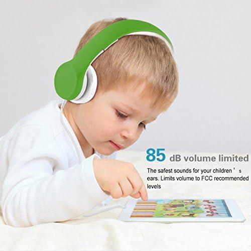 Auriculares para Niños Yusonic con Limitación de Volumen Verde