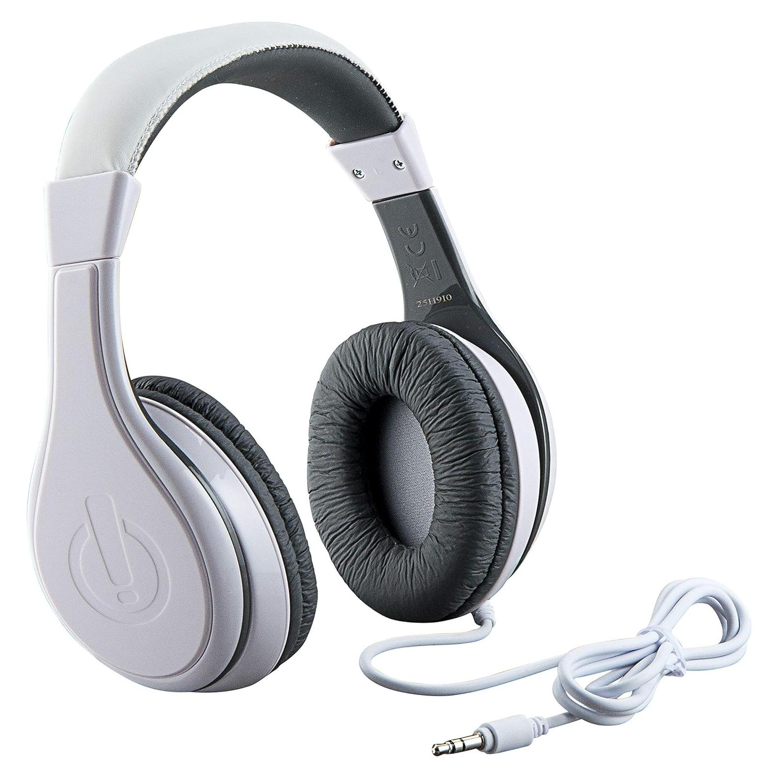 Auriculares eKids KIDdesigns Blancos con Control de Volumen