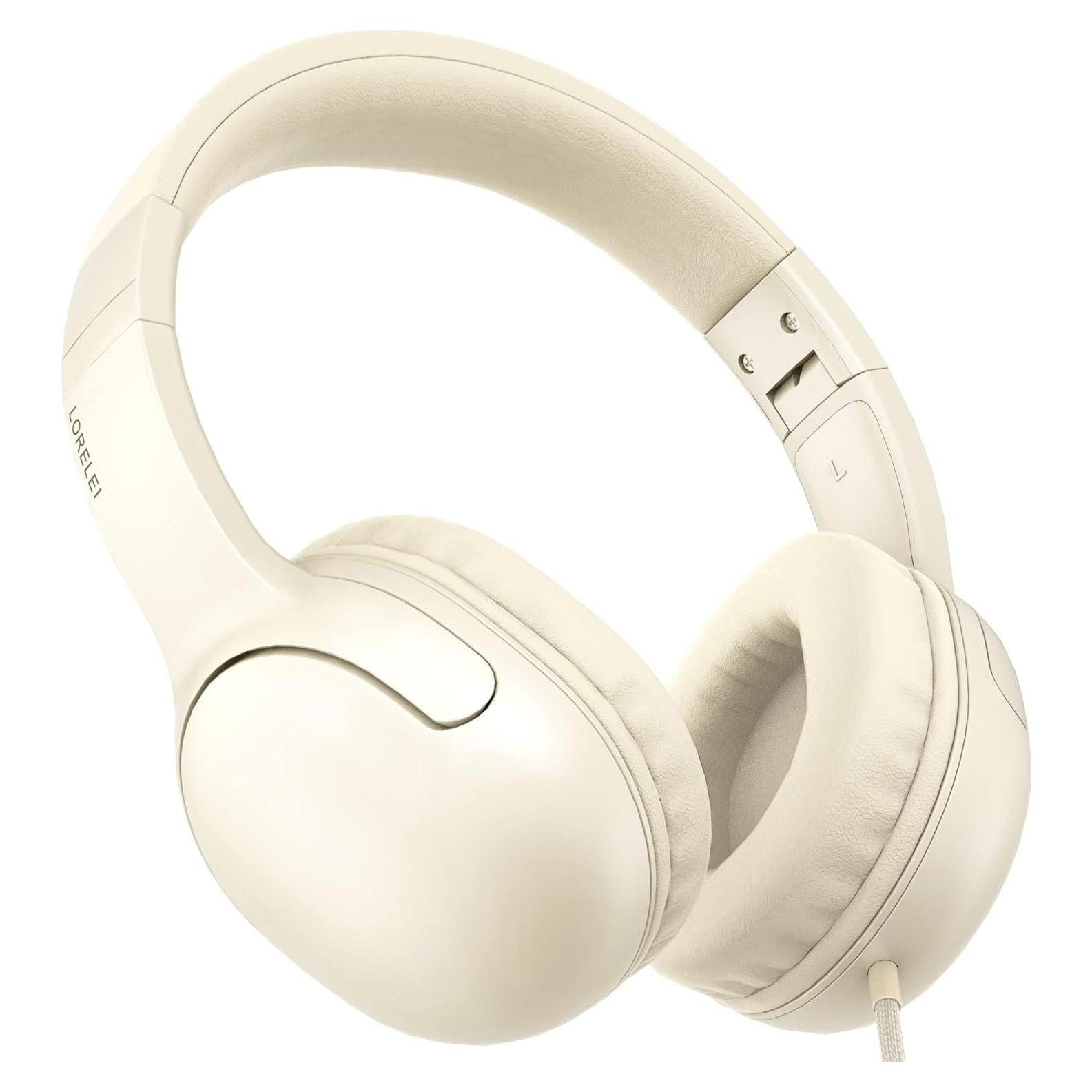 Auriculares LORELEI E5 para Niños Plegables 3.5mm Beige