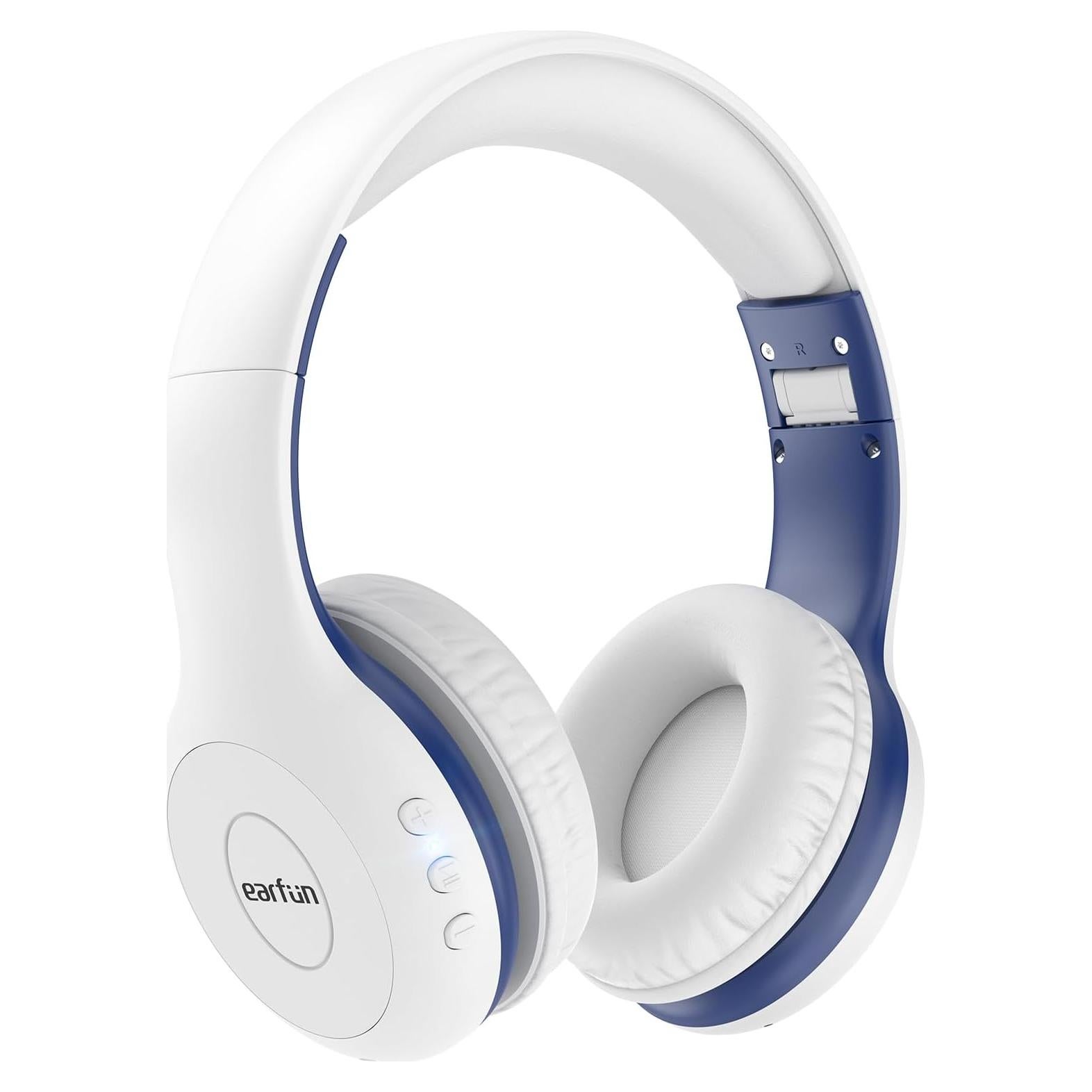 Auriculares Bluetooth EarFun K2 Niños 40H Plegables Blanco