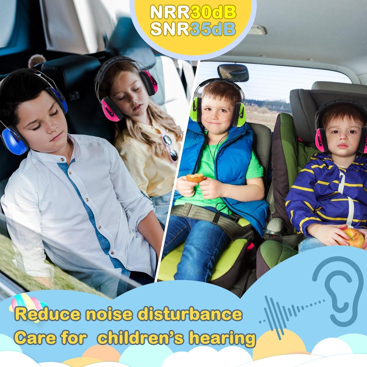 Amylove 12 Pcs Orejeras Canceladoras de Ruido para Niños 30dB