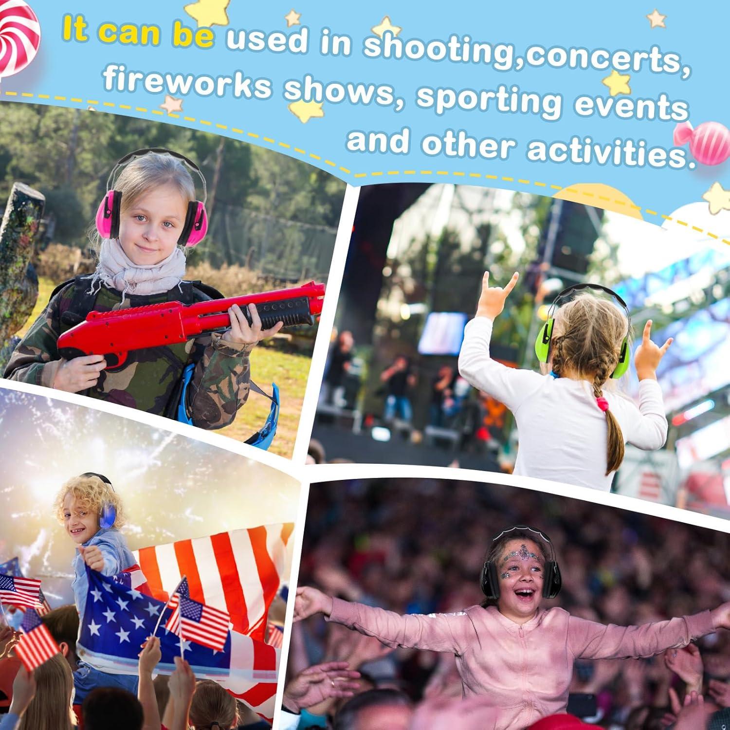 Amylove 12 Pcs Orejeras Canceladoras de Ruido para Niños 30dB