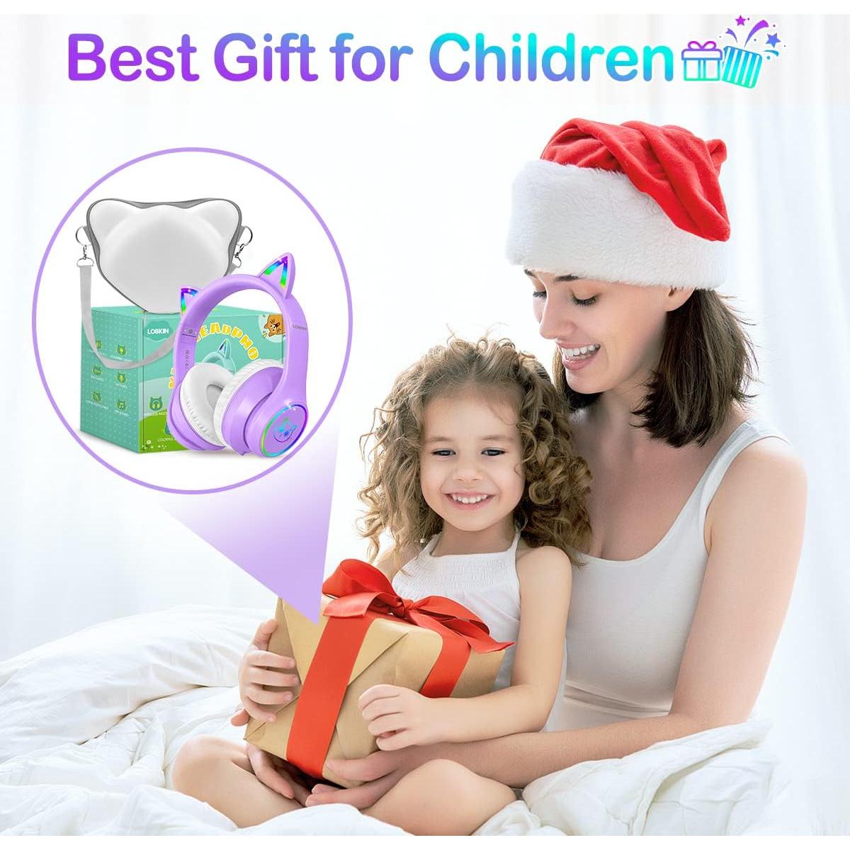 Auriculares Bluetooth LOBKIN Niños Inalámbricos 50H LED 94dB