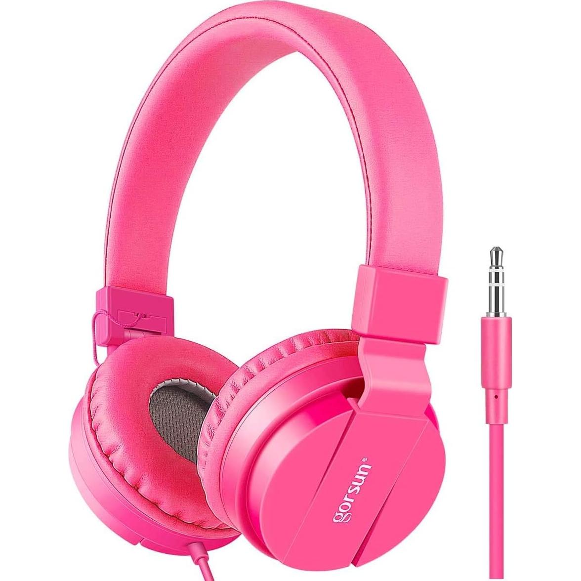 Auriculares Gorsun E61vPU para Niños con Volumen Limitado 1.2m