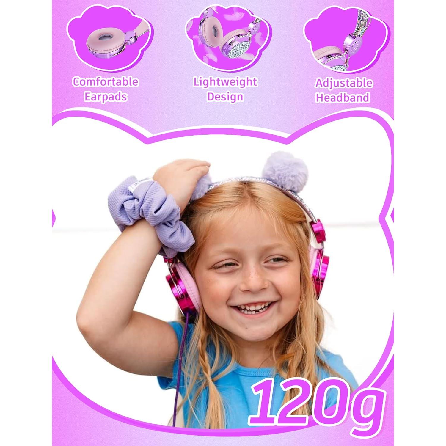 Auriculares para Niños Charlxee W-PoM con Micrófono 95dB