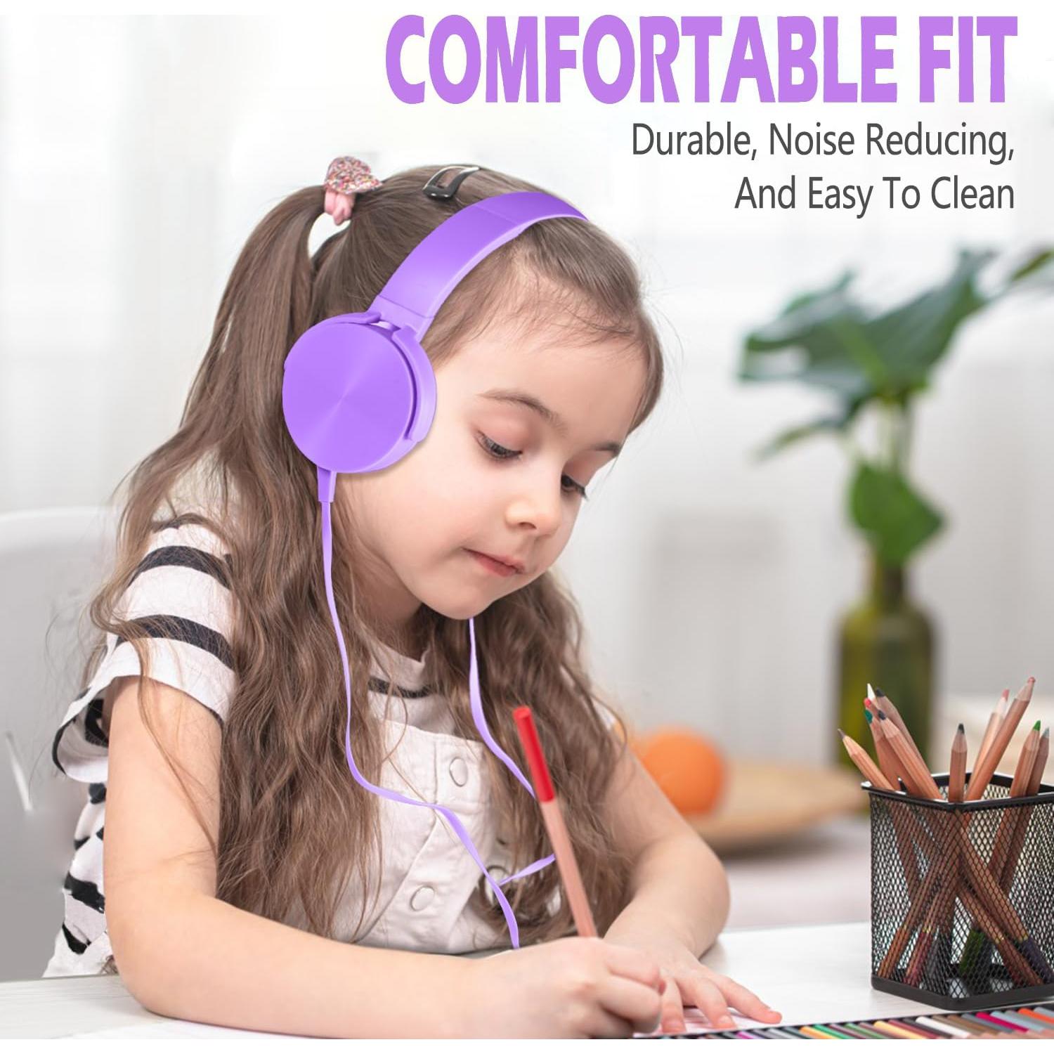 Auriculares Wensdo HY450 para Niños 2 Paquete Colorido