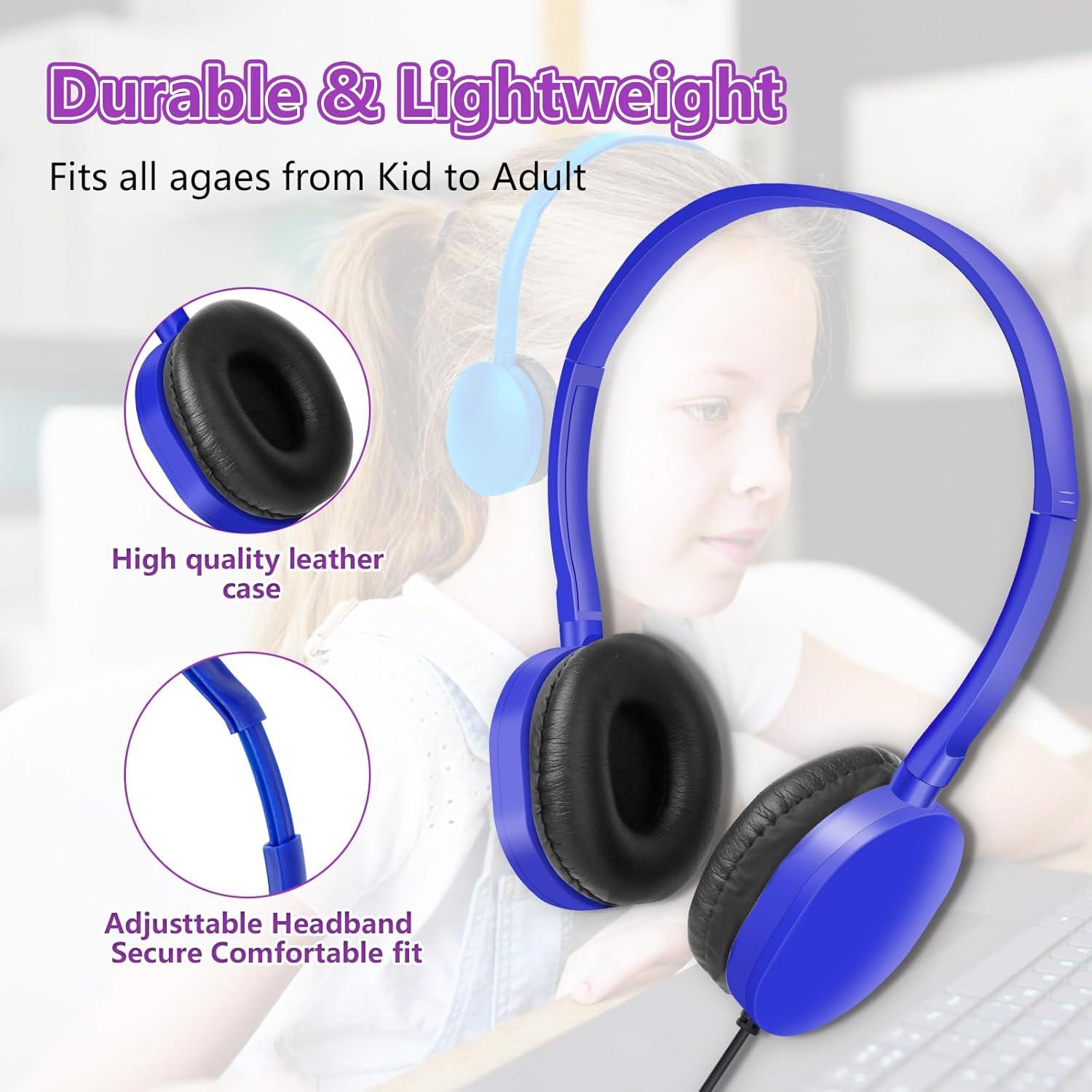 Auriculares con Cable ZNXZXP para Niños - Paquete de 30 Unidades