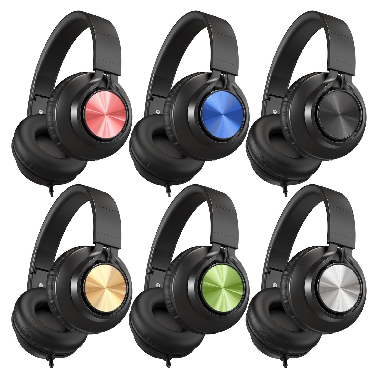 Auriculares AILIHEN A8 para Niños - Paquete de 6 con Micrófono