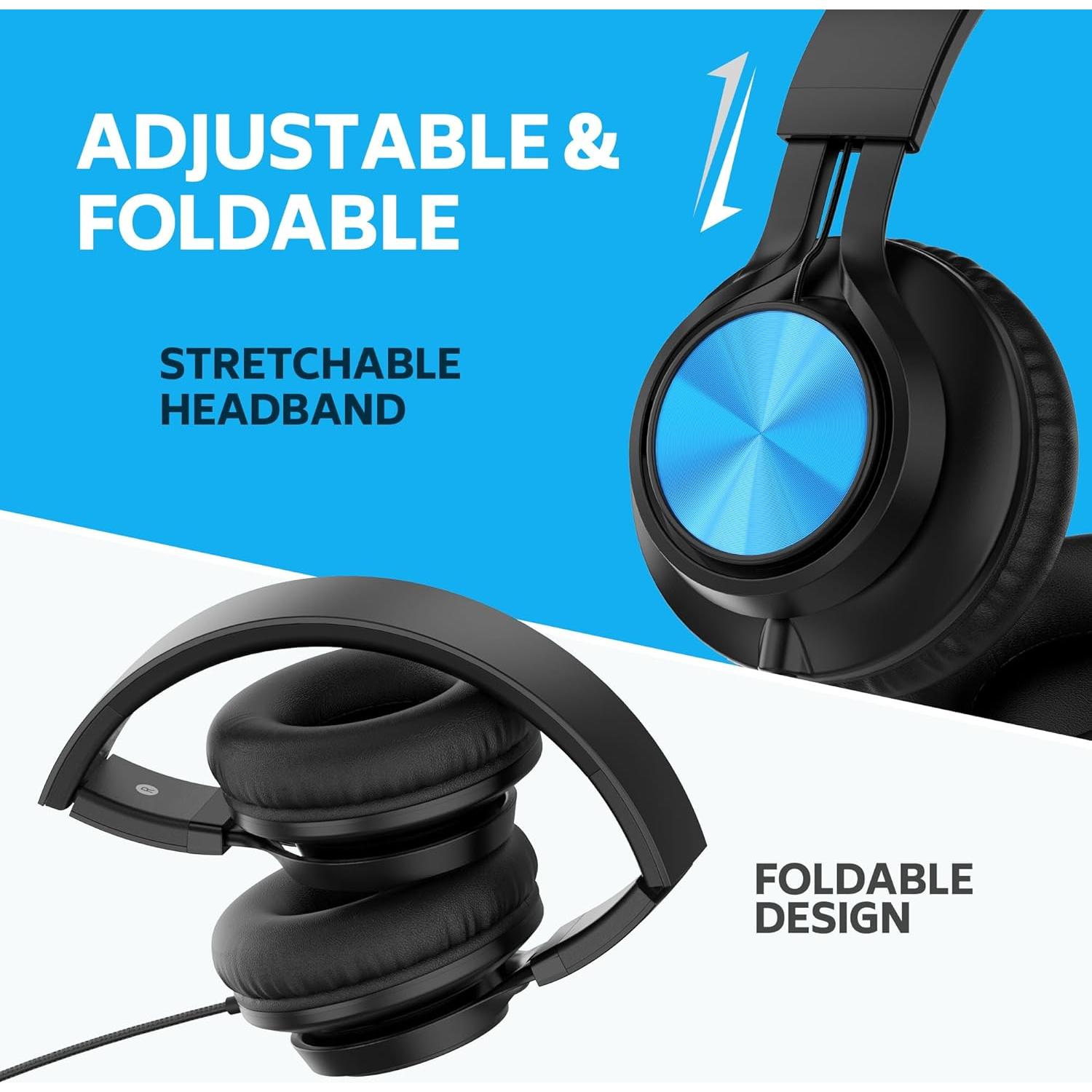 Auriculares AILIHEN A8 para Niños - Paquete de 6 con Micrófono