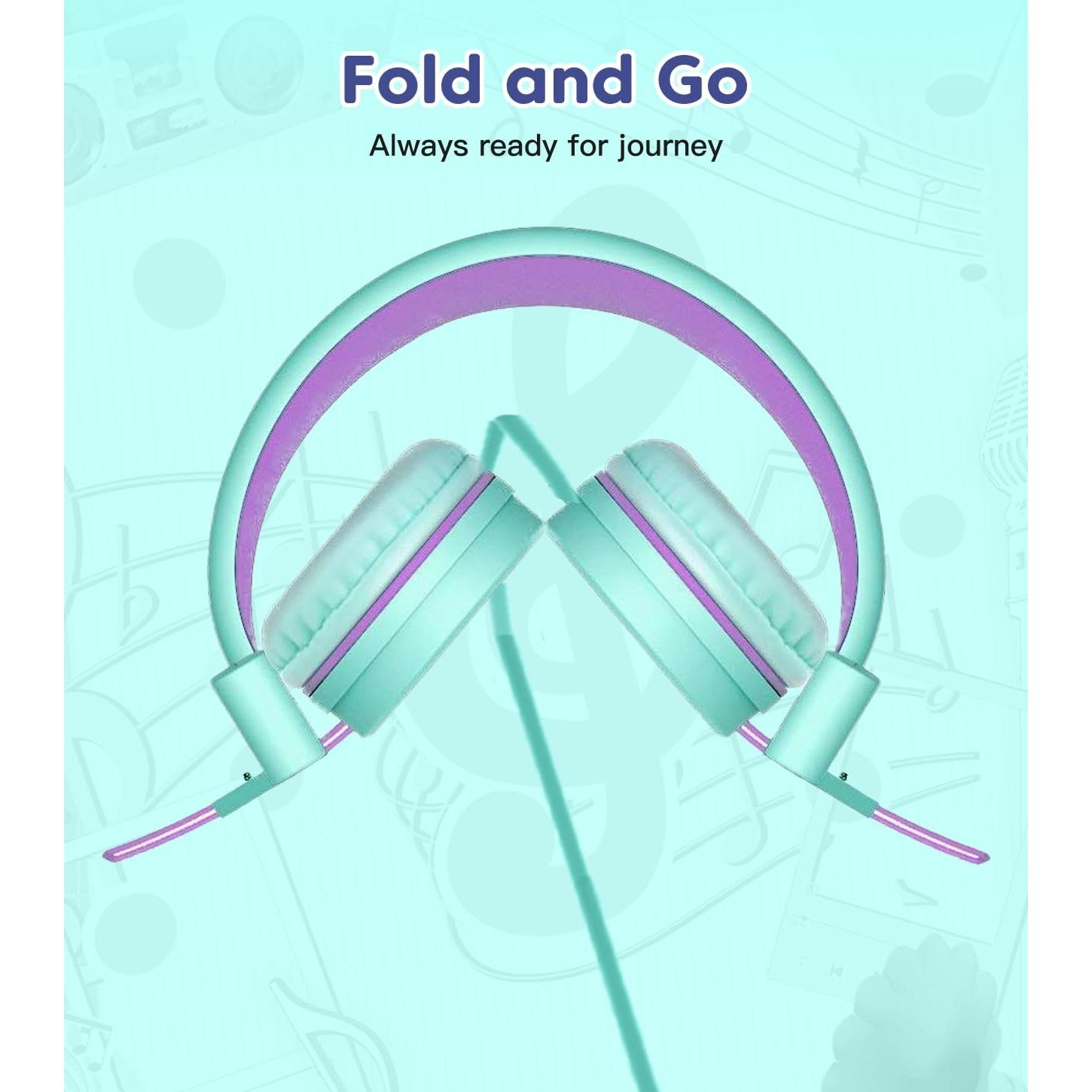 Auriculares Cowyawn para Niños con Limitador de Volumen 94dB