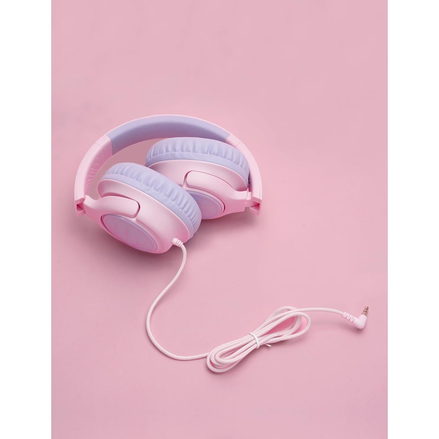 Auriculares iClever HS26 para Niños Rosa, Volumen Seguro 85dBA