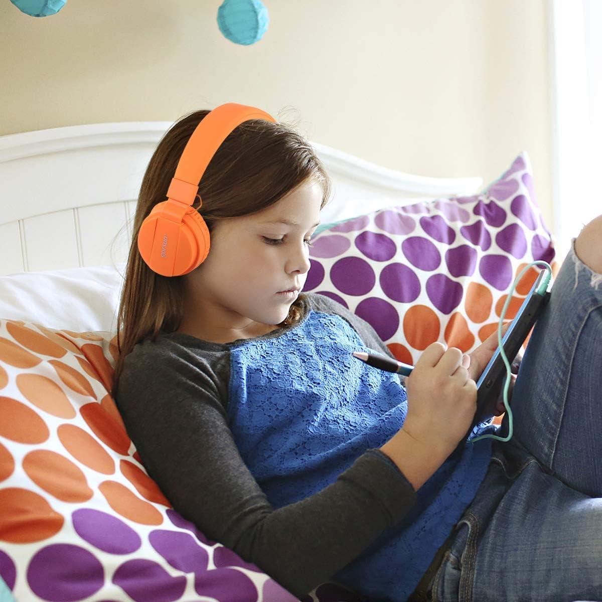 Auriculares Gorsun 778 para Niños con Cable 1.2m Naranja