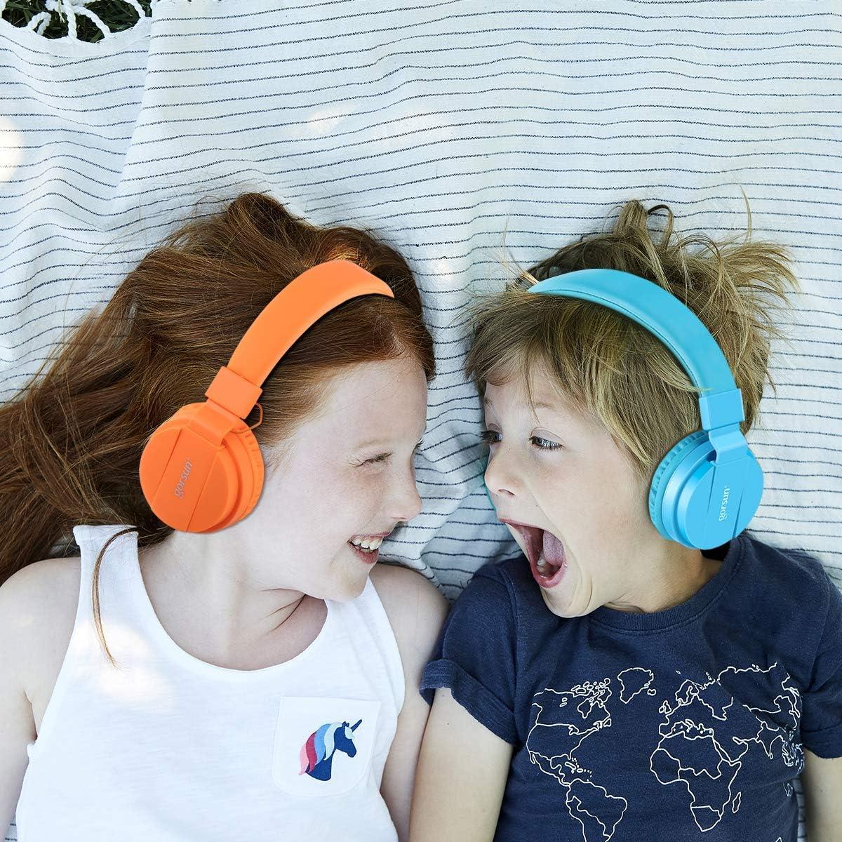 Auriculares Gorsun 778 para Niños con Cable 1.2m Naranja