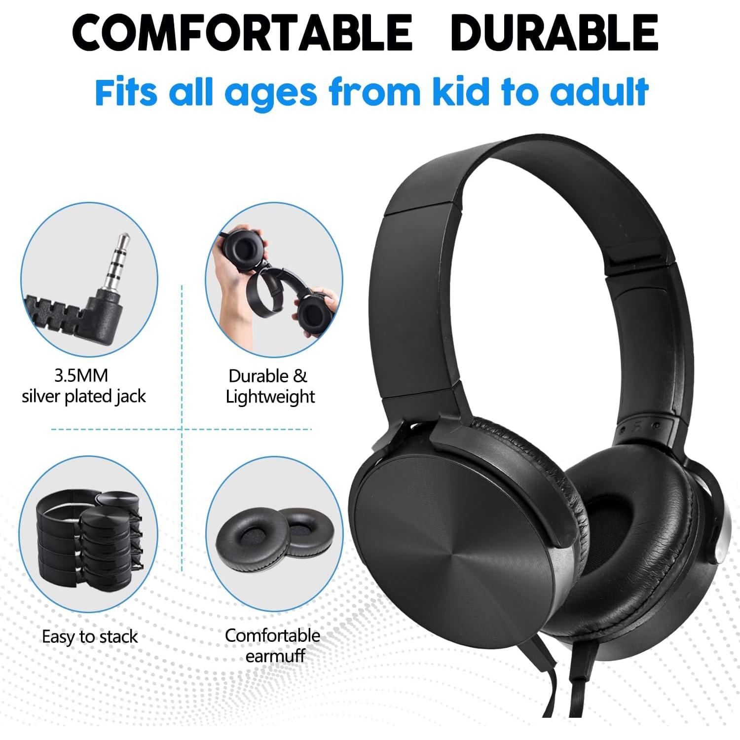 Auriculares con Cable Yoley FM-BX450 para Niños - Paquete de 2