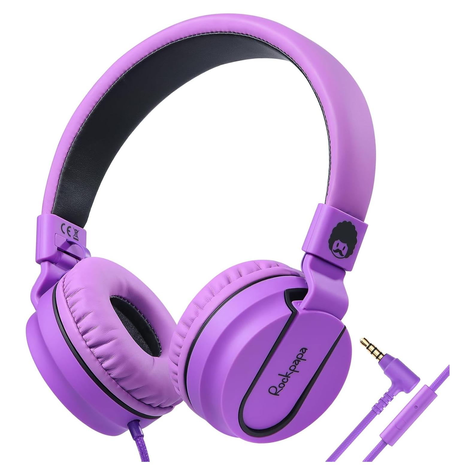 Auriculares con Cable Rockpapa 950 para Niños Plegables 3.5mm
