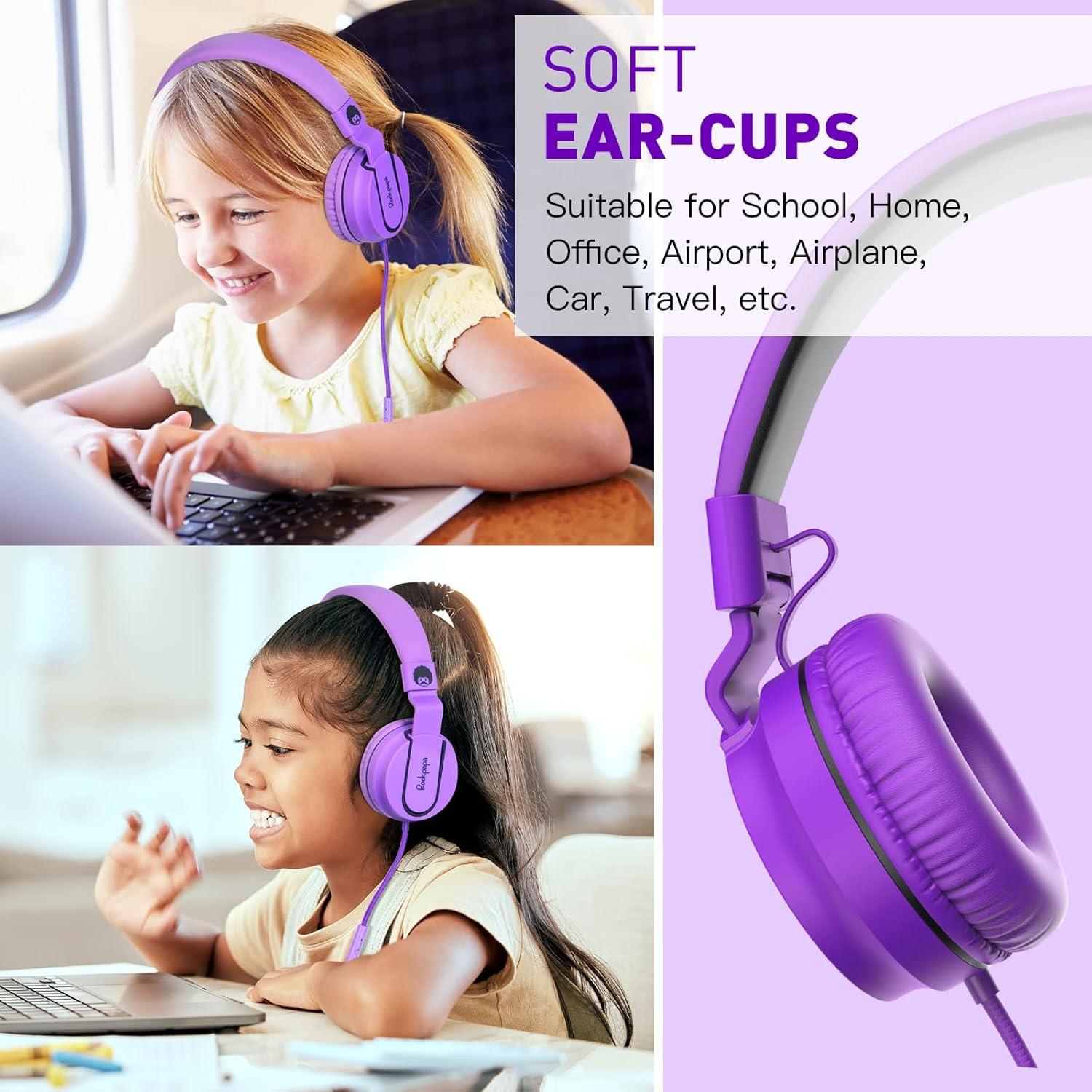 Auriculares con Cable Rockpapa 950 para Niños Plegables 3.5mm