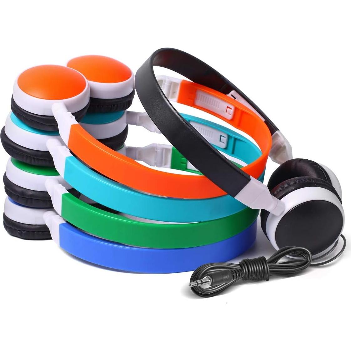 Auriculares Plegables Keewonda KW-N05M para Niños - Paquete de 5