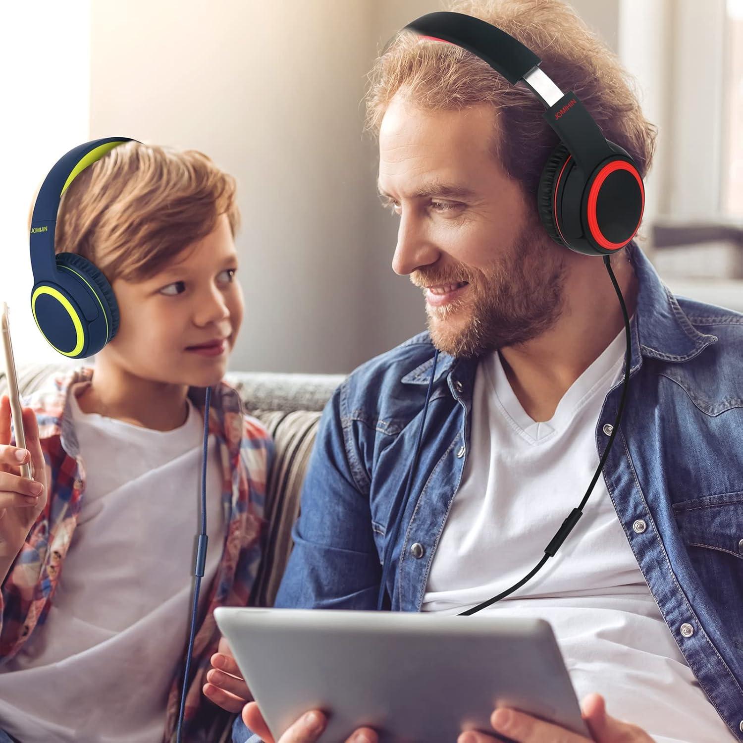 Auriculares JOMILIN A10 para Niños con Micrófono, 1.5m